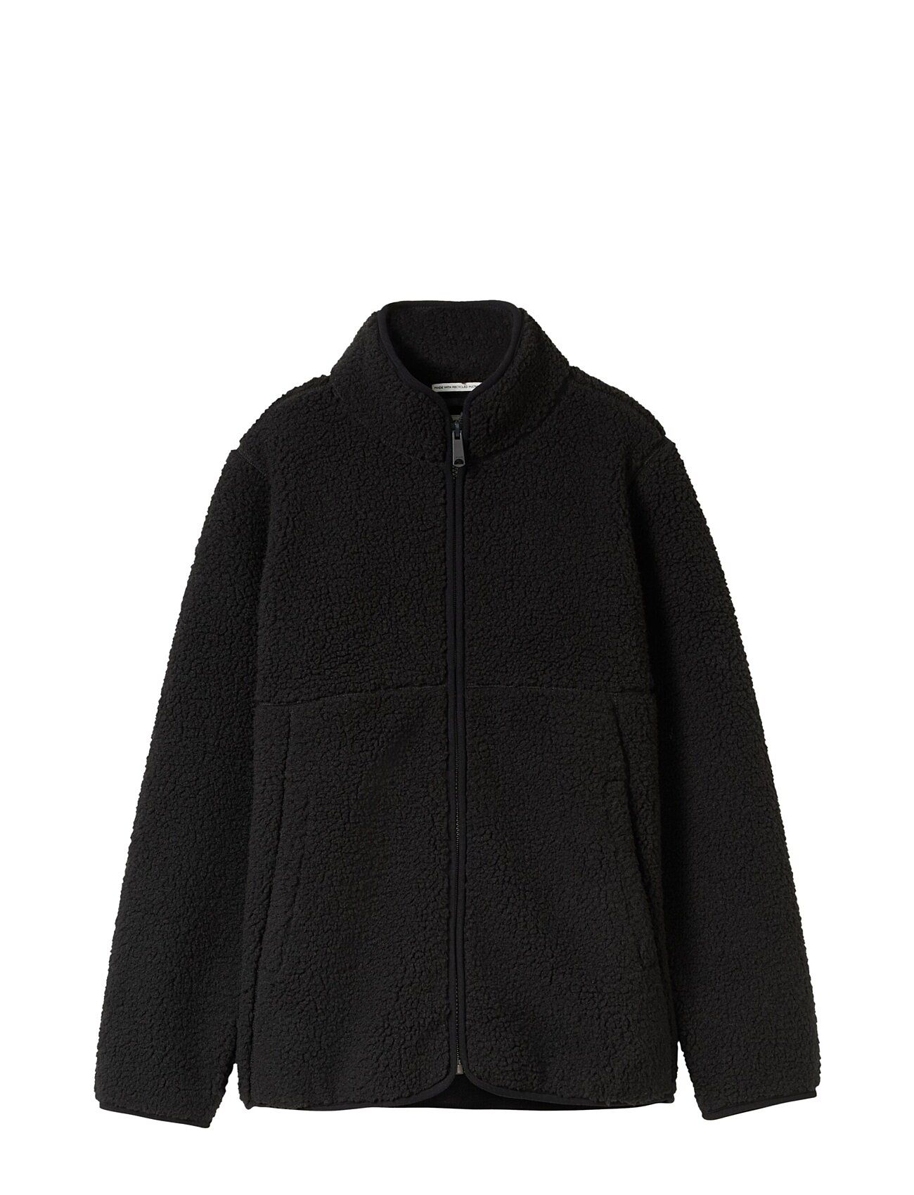 Teddy Jacket Outerwear Fleece Outerwear Fleece Jackets Black Tom Tailor