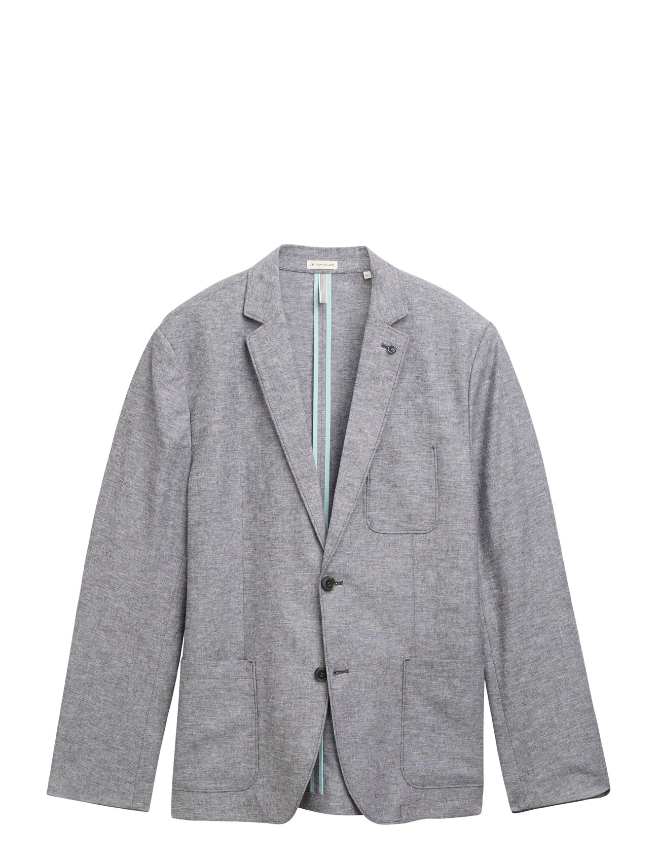 Tom Tailor Linen Blazer Grå