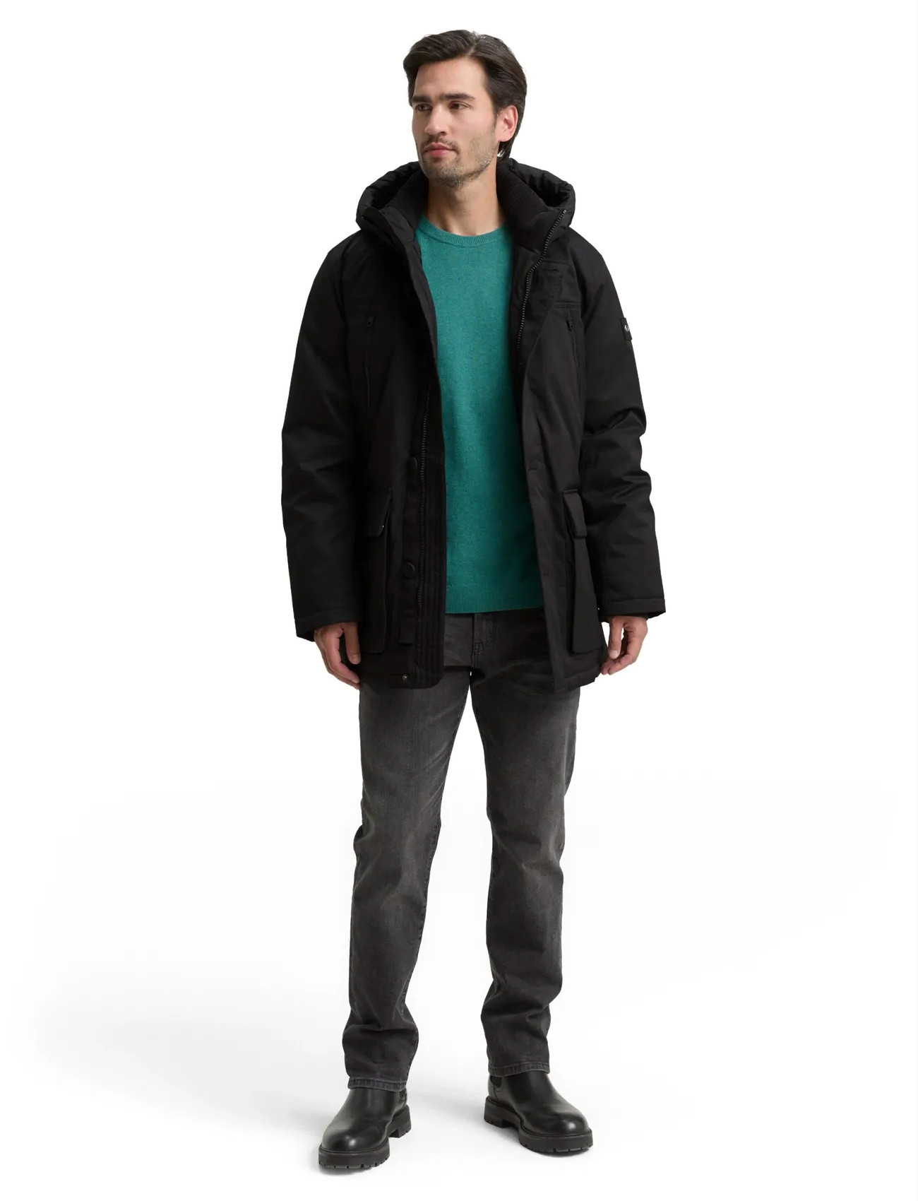 Tom Tailor Arctic Parka, XXL, Black, Jakker > Parkaer, Herre