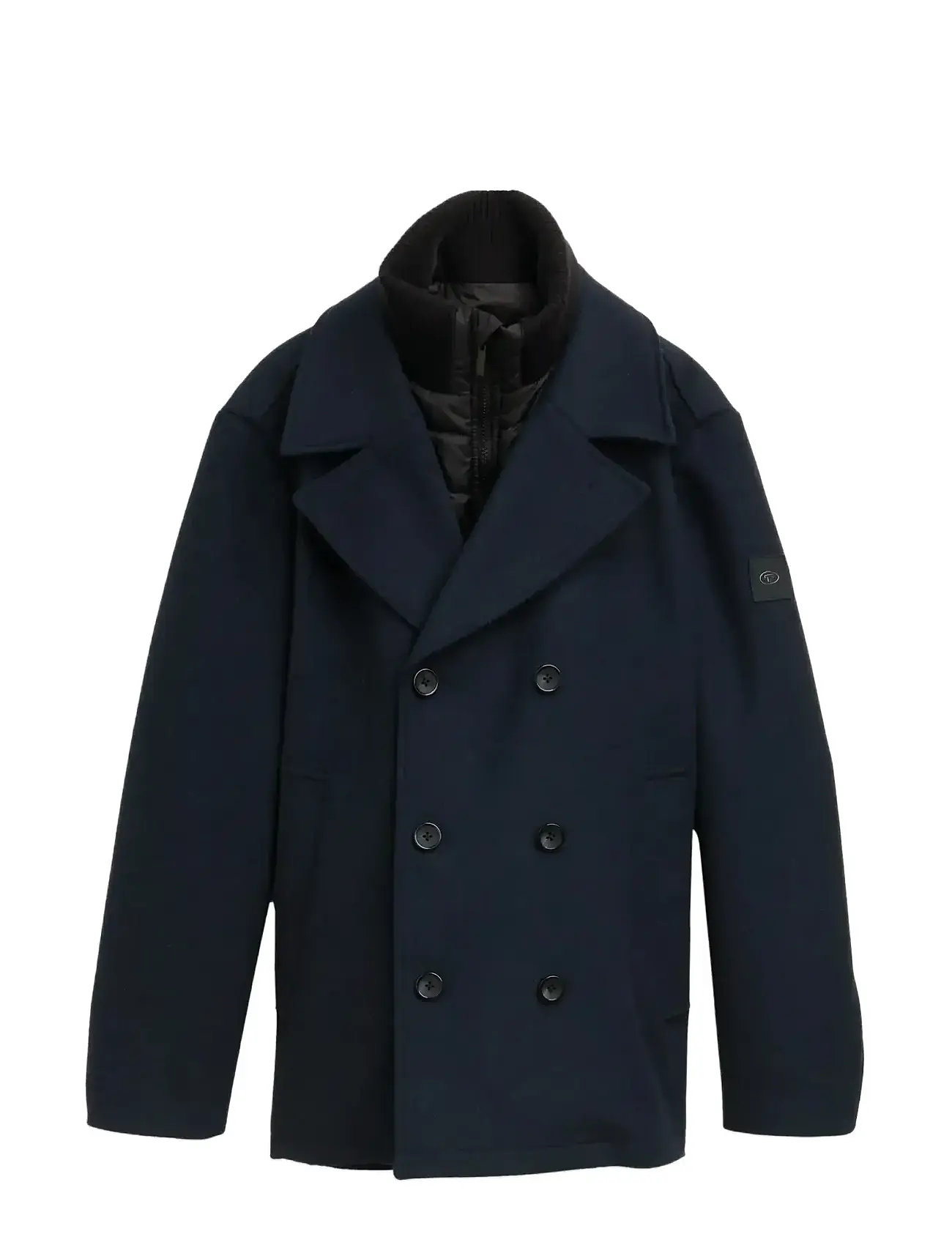 TOM TAILOR Wolle Caban With Insert Navy - XXL - Herren