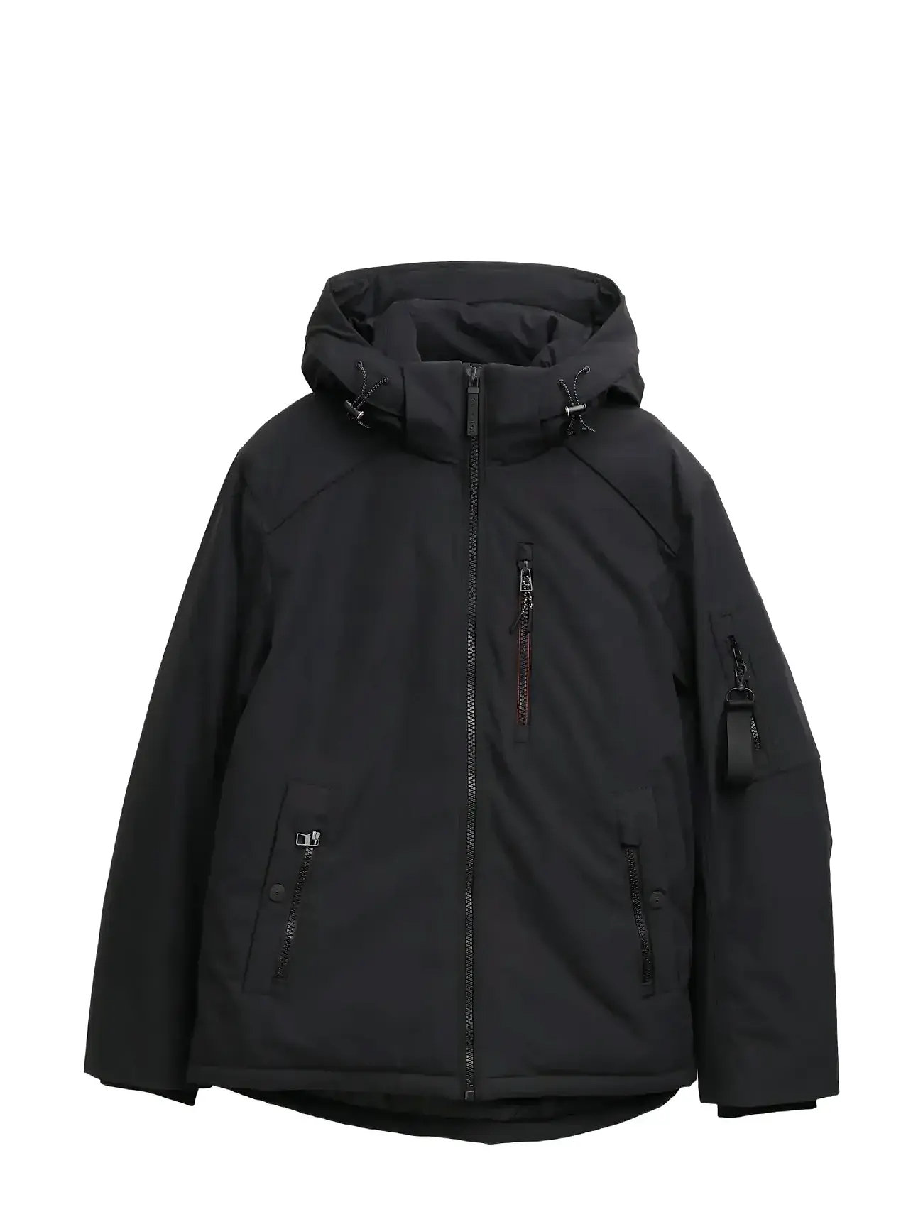 TOM TAILOR Gefüttert Jacke With Hood Schwarz - XXL - Herren