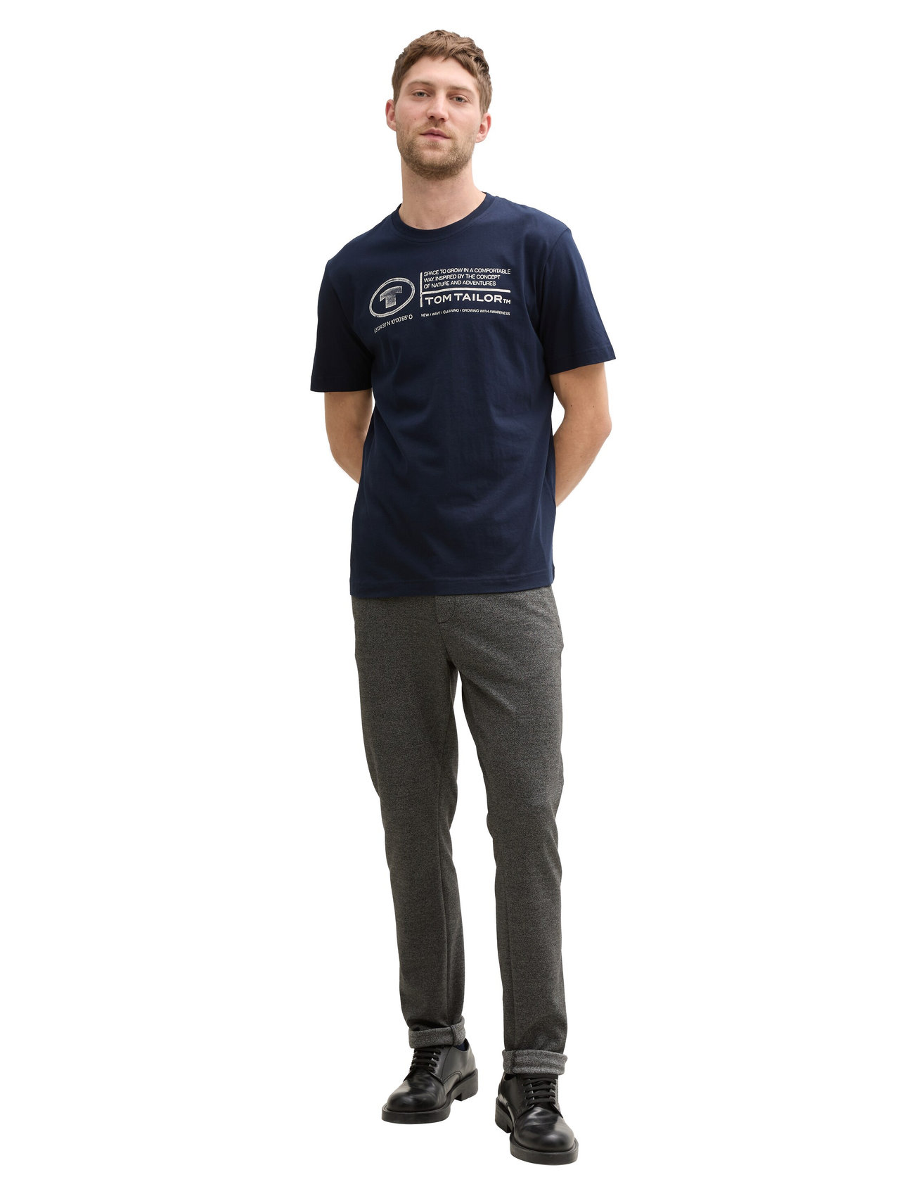 Tom Tailor Doublepack T-Shirt, Packaging, S, White, T-Shirts > Kortærmede, Herre