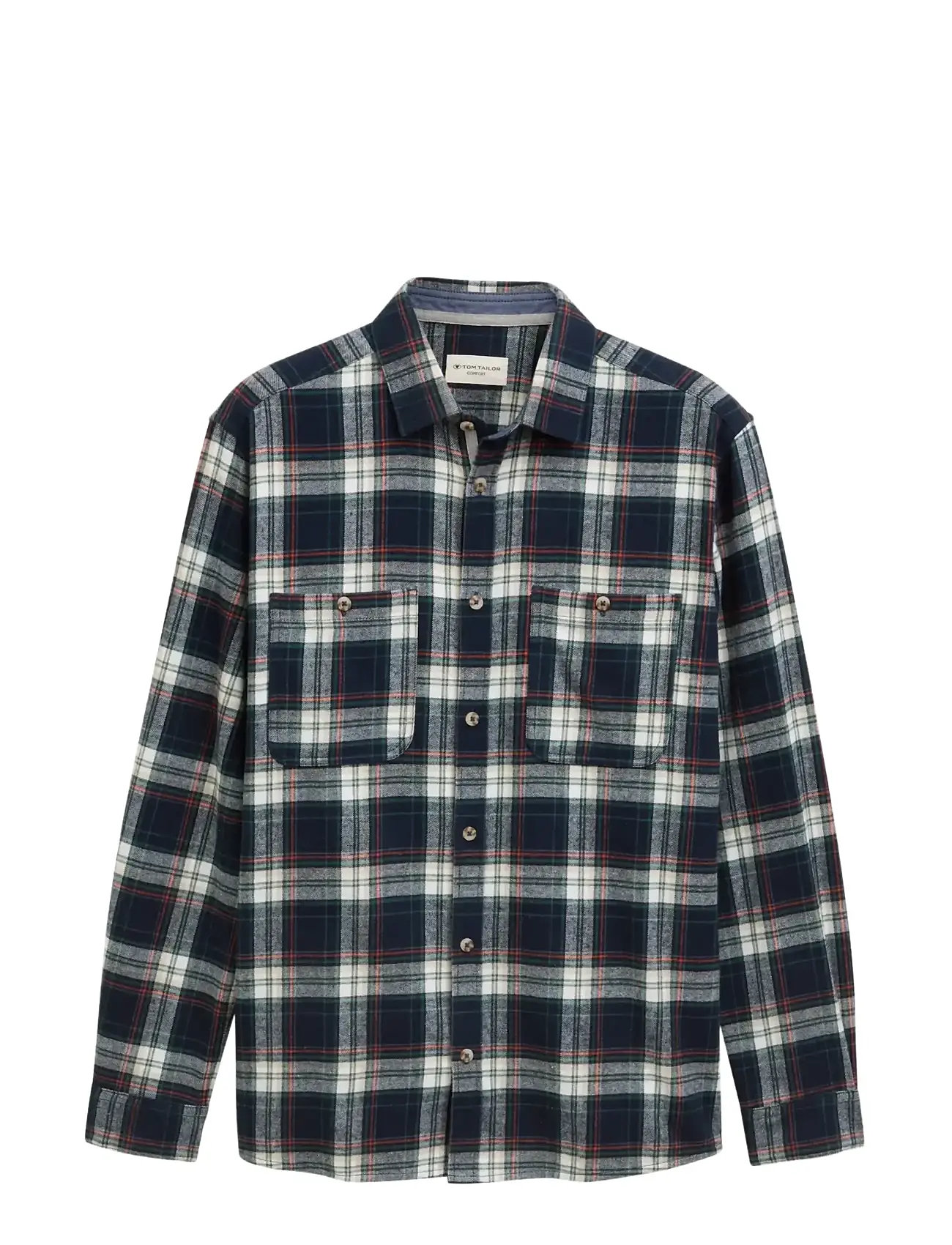 TOM TAILOR Comfort Checked Shirt Patterned - XL - Herren