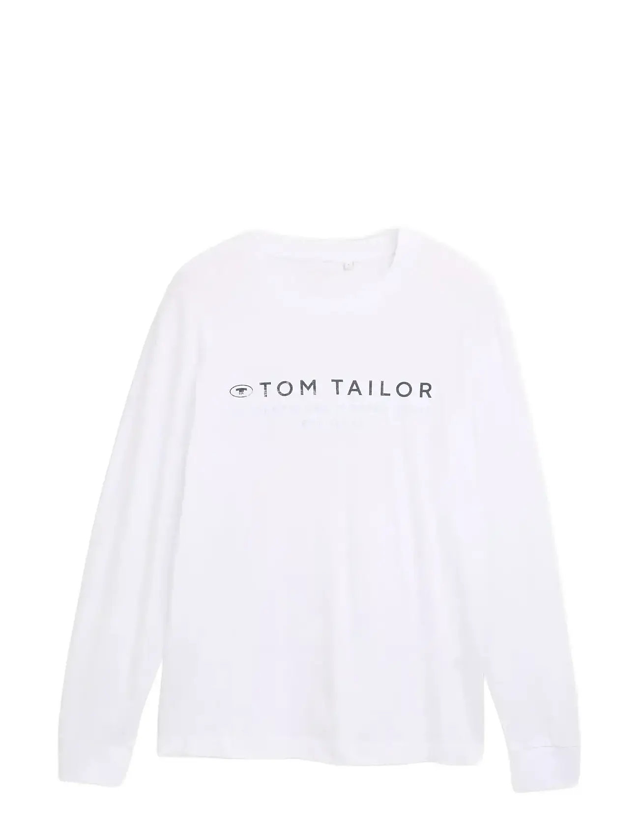 TOM TAILOR Printed Longsleeve Weiß - XXL - Herren