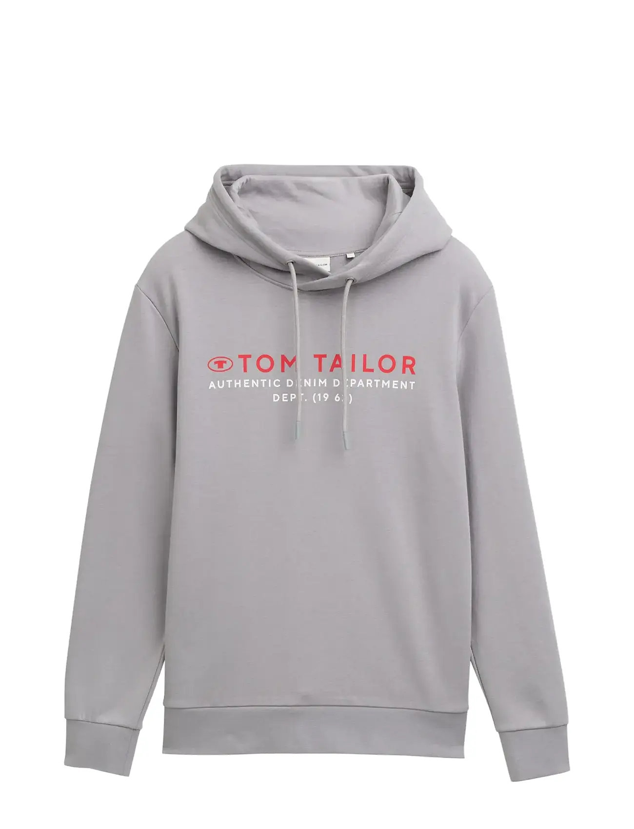 TOM TAILOR Printed Hoodie Grau - S - Herren