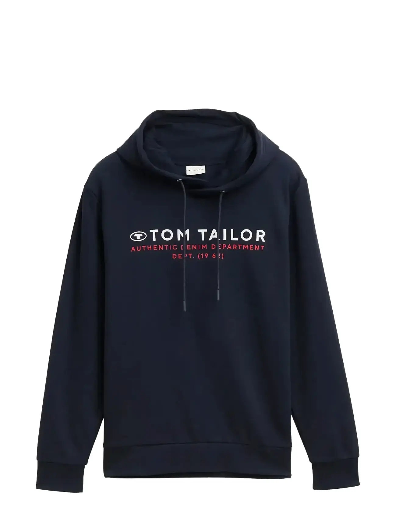 TOM TAILOR Printed Hoodie Navy - S - Herren