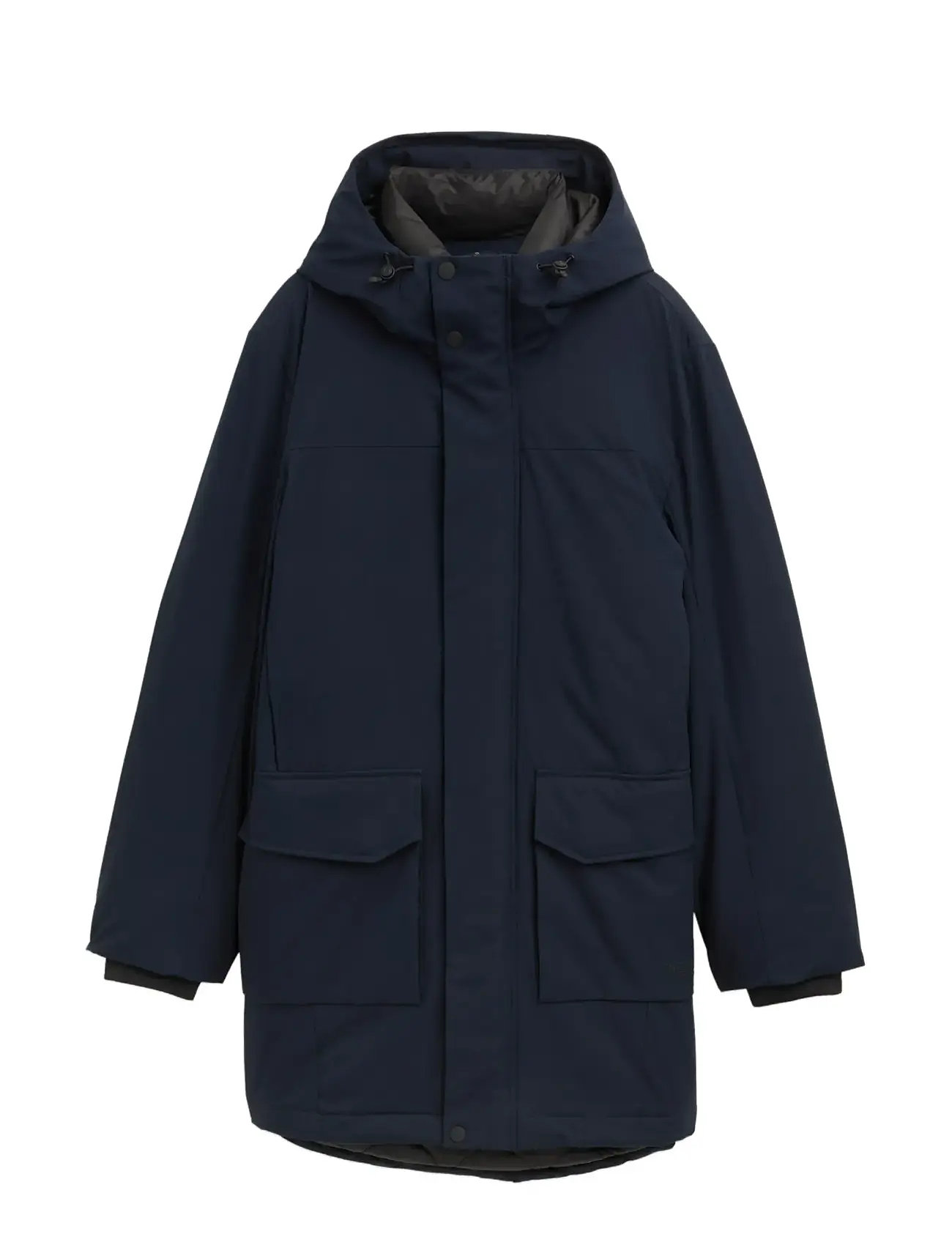 TOM TAILOR Tech Hooded Parka Navy - XXL - Herren