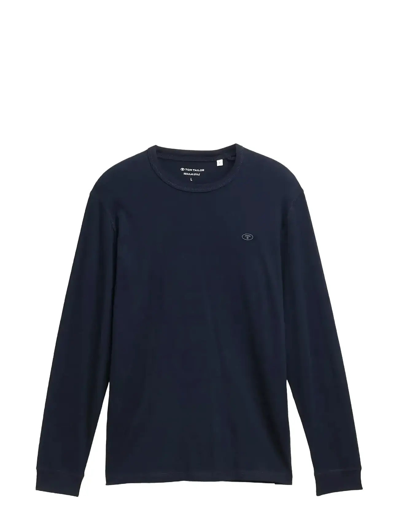 TOM TAILOR Basic Longsleeve Navy - S - Herren