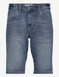 denim shorts fit Josh - jeansowe szorty - mid stone wash denim