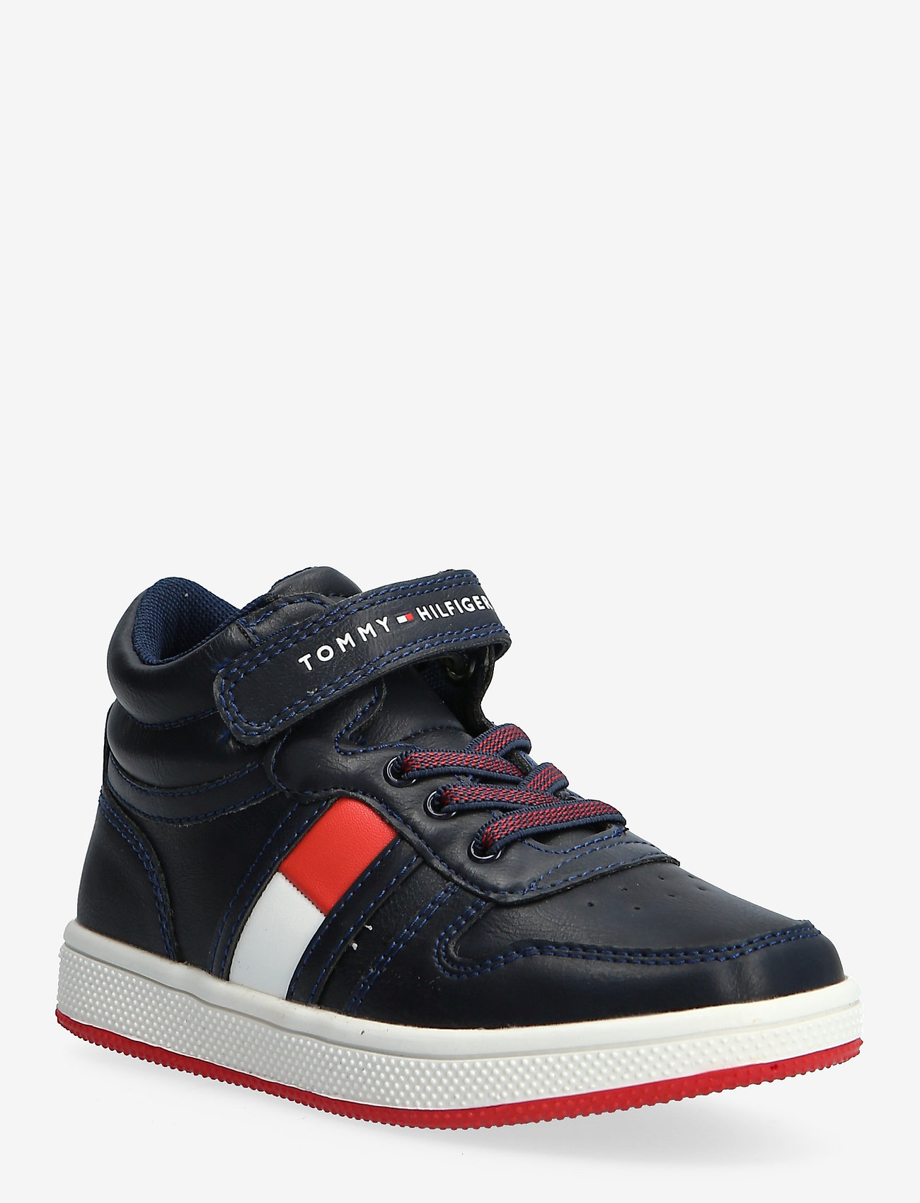 tommy hilfiger high tops black