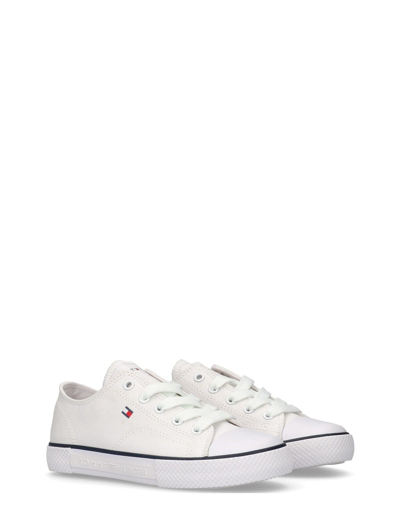Tommy Hilfiger Low Cut Lace-Up Sneaker Lave Sneakers White Tommy Hilfiger