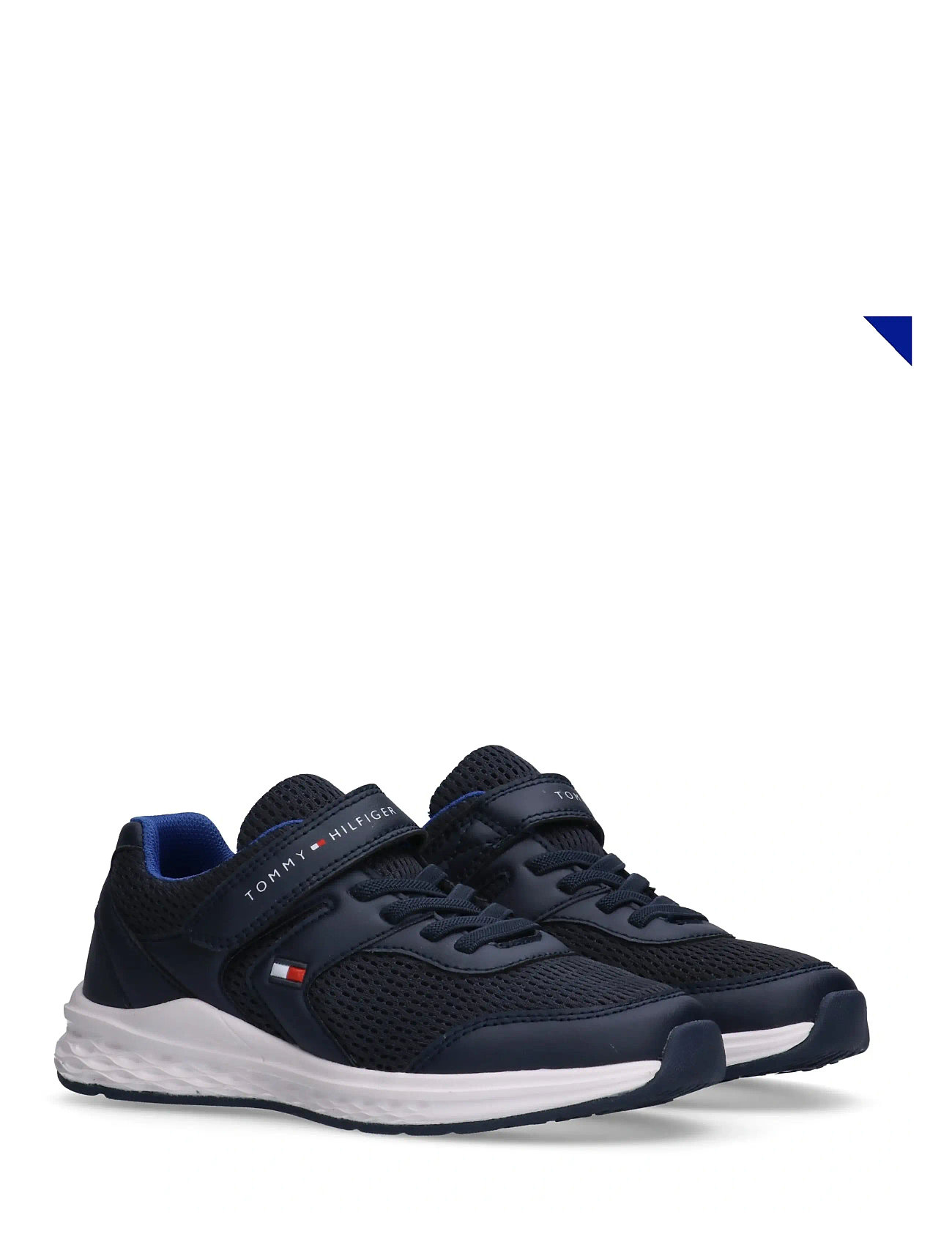 Tommy Hilfiger Tommy Hilfiger Low Cut Lace-Up/Velcro Sneaker, 31, Navy, Sneakers > Sneakers Med Lav Top, Børn
