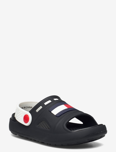 T1B2-32262-0083X001 - strap sandals - black/white
