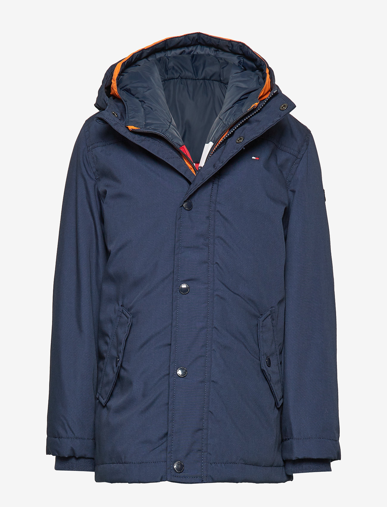 tommy modern hooded coat