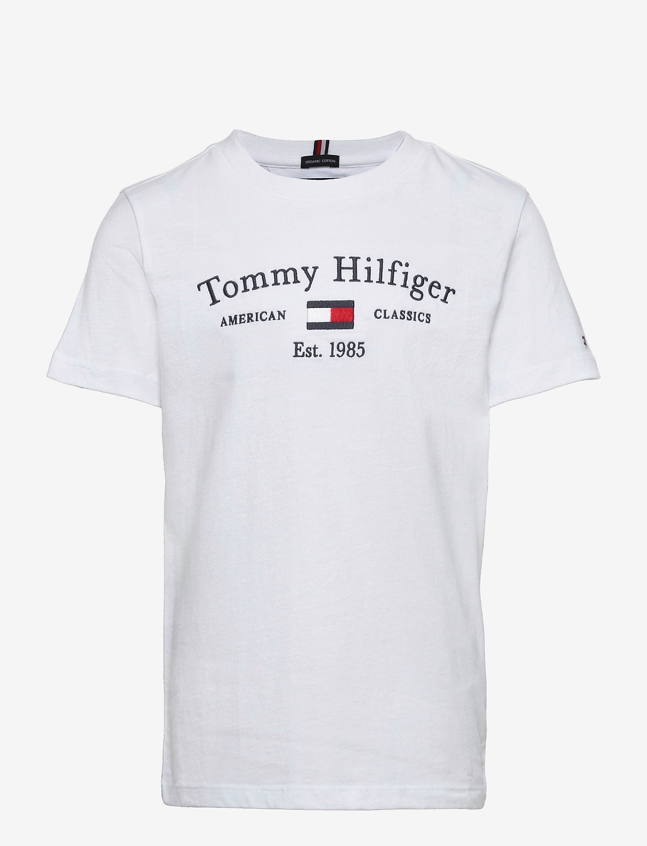 Tommy Hilfiger - TH ARTWORK TEE S/S - kortærmet t-shirt med møster - white - 0