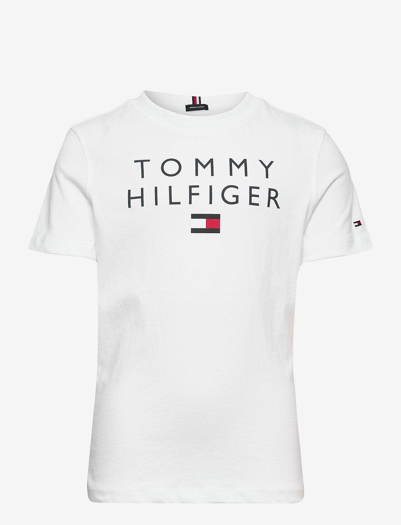 Tommy Hilfiger - TH LOGO TEE S/S - short-sleeved - white - 0