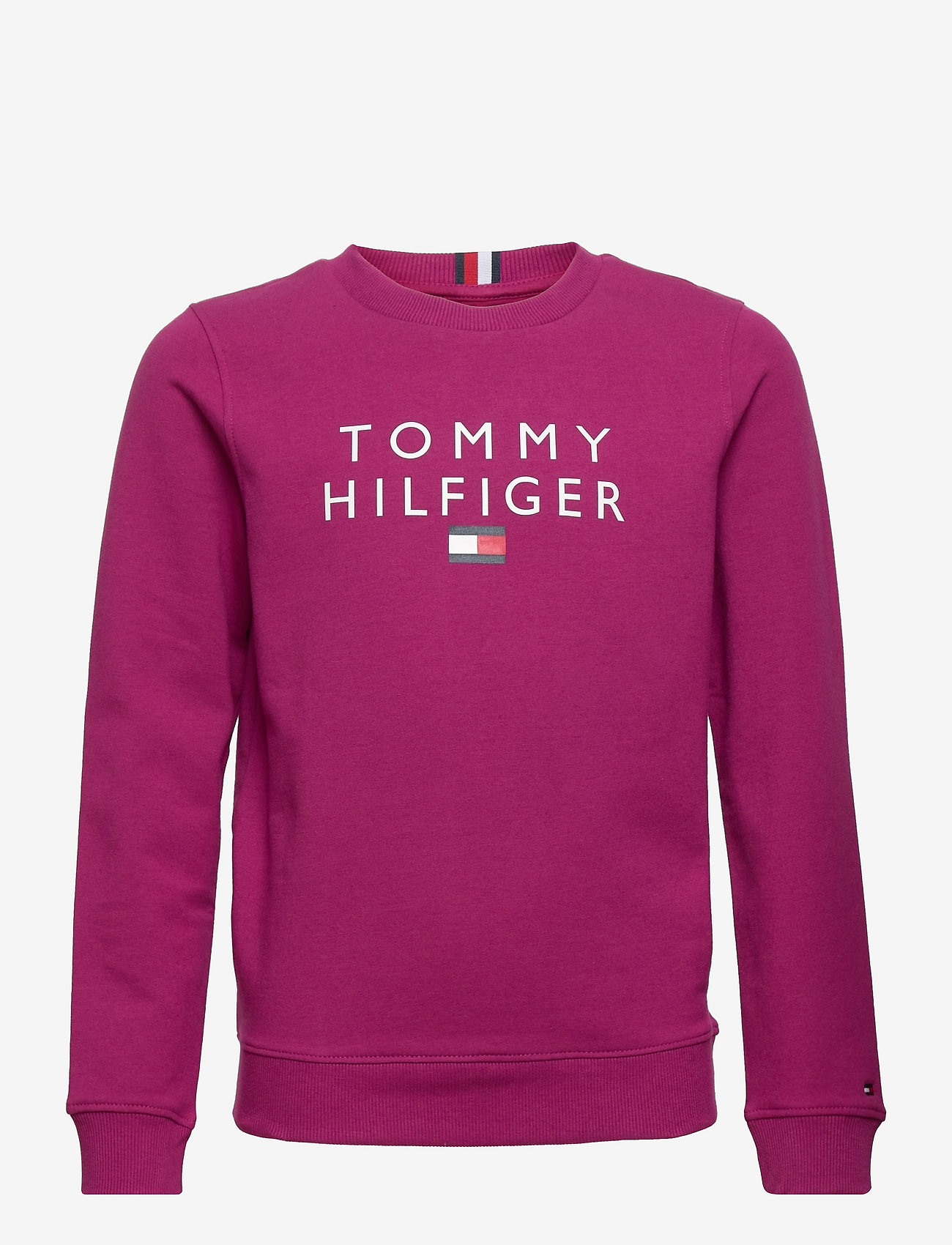 Tommy Hilfiger - TH LOGO SWEATSHIRT - sweatshirts - autumn plum - 0