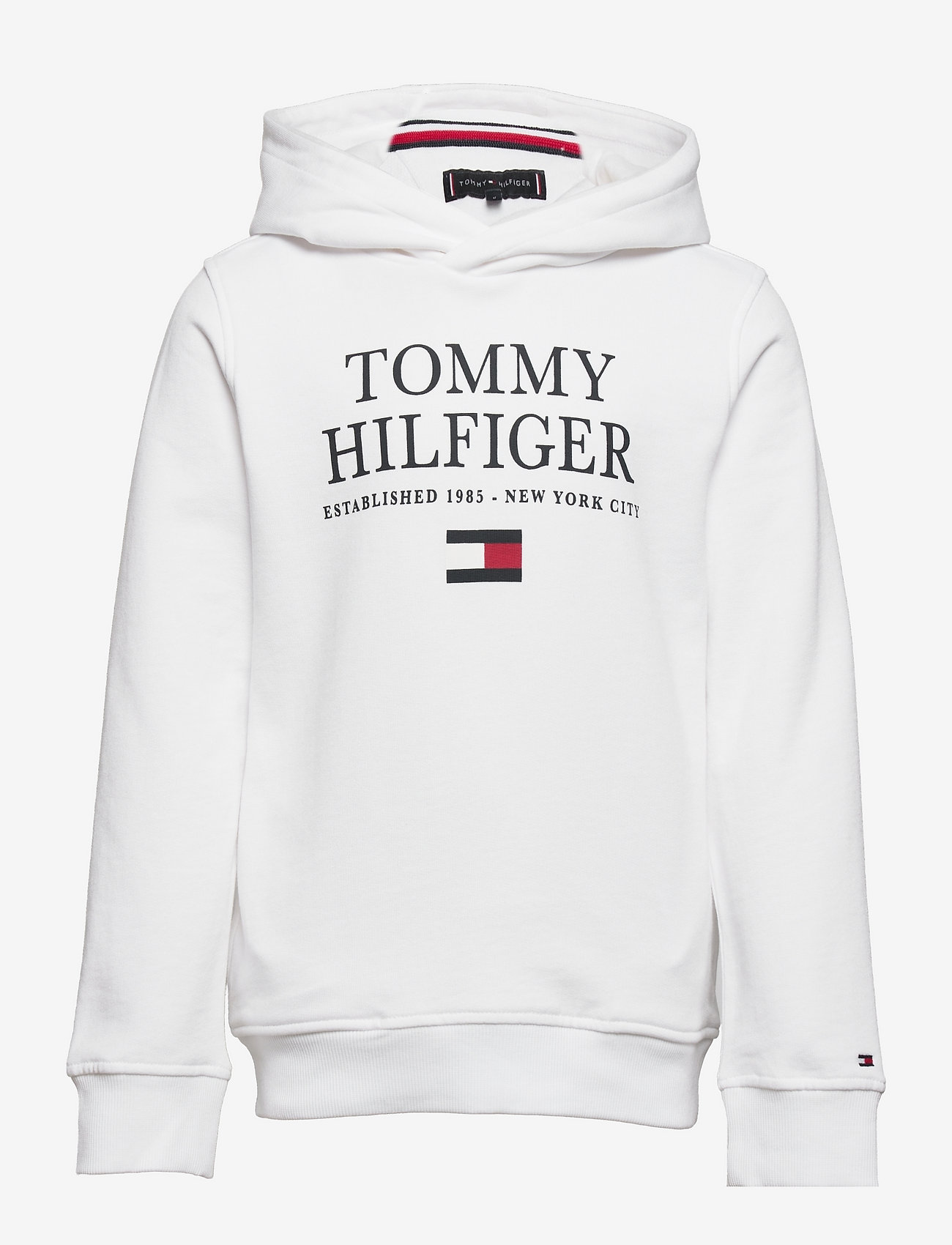 Tommy Hilfiger - TH LOGO HOODIE - hoodies - white - 0