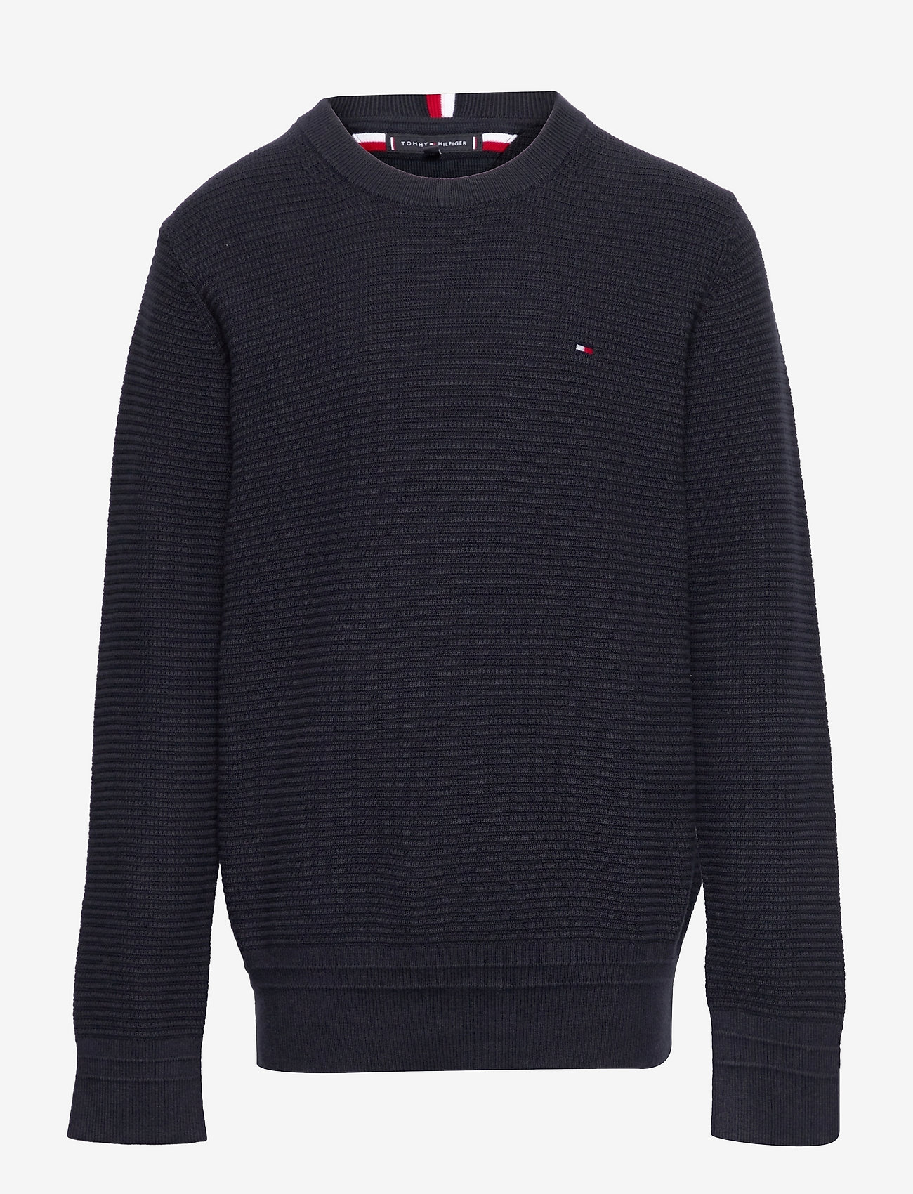 Tommy Hilfiger - TD MSW  STRUCTURED SWEATER - jumpers - desert sky - 0