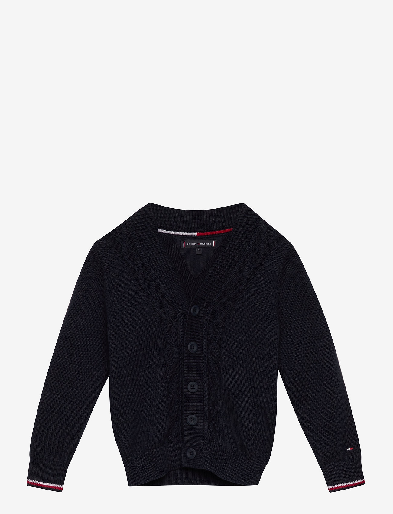Tommy Hilfiger - CLASSIC CABLE CARDIGAN - cardigans - desert sky - 0