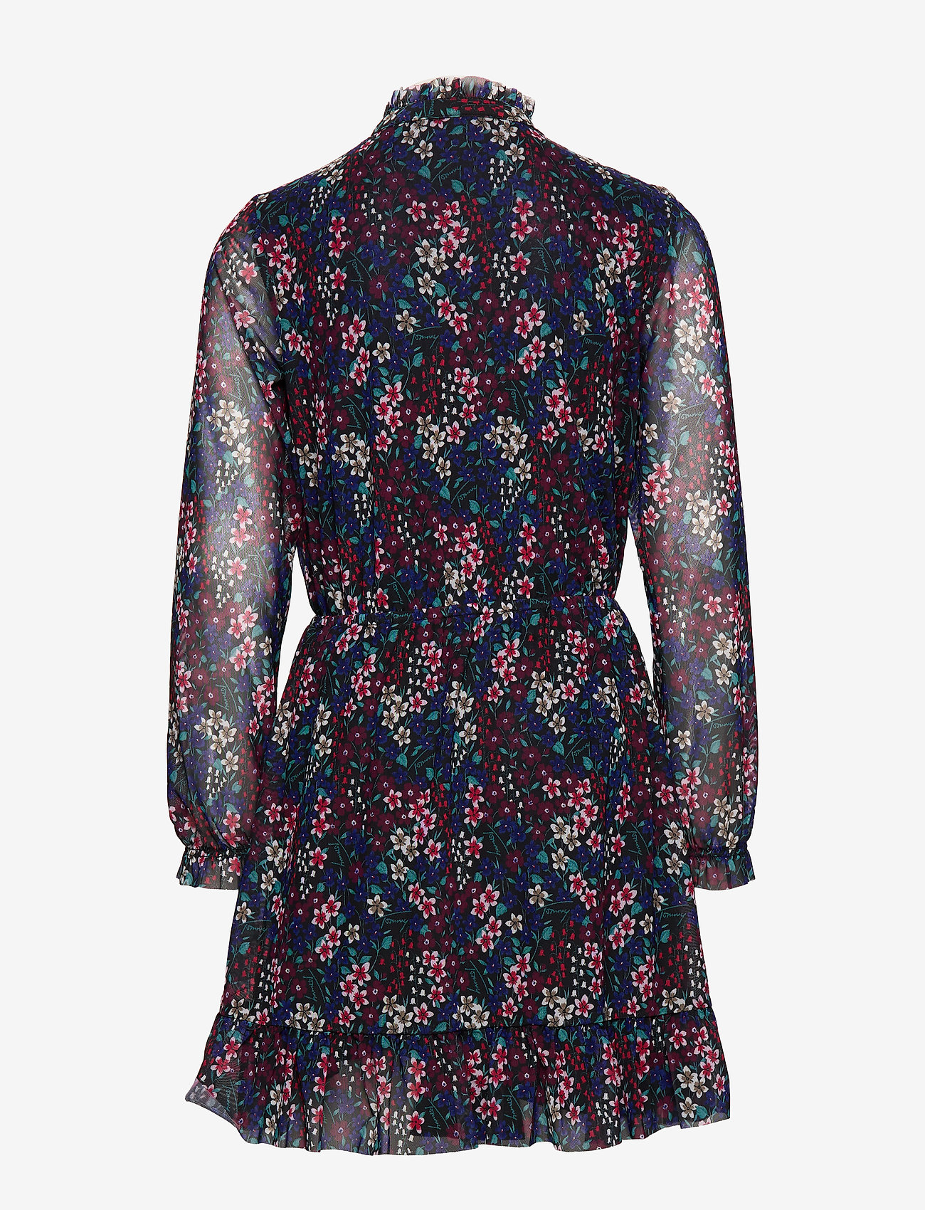 tommy hilfiger black floral dress