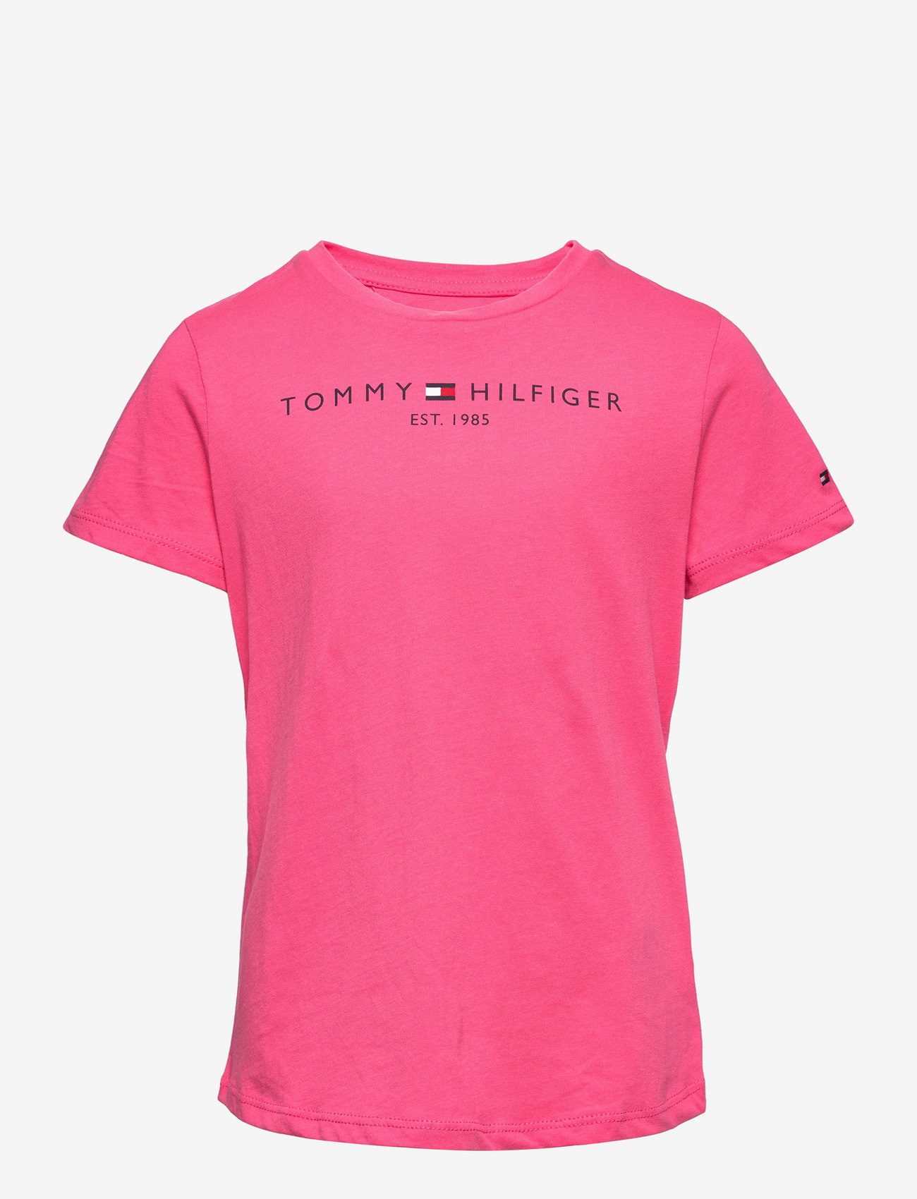 Tommy Hilfiger - ESSENTIAL TEE S/S - short-sleeved - pink alert - 0
