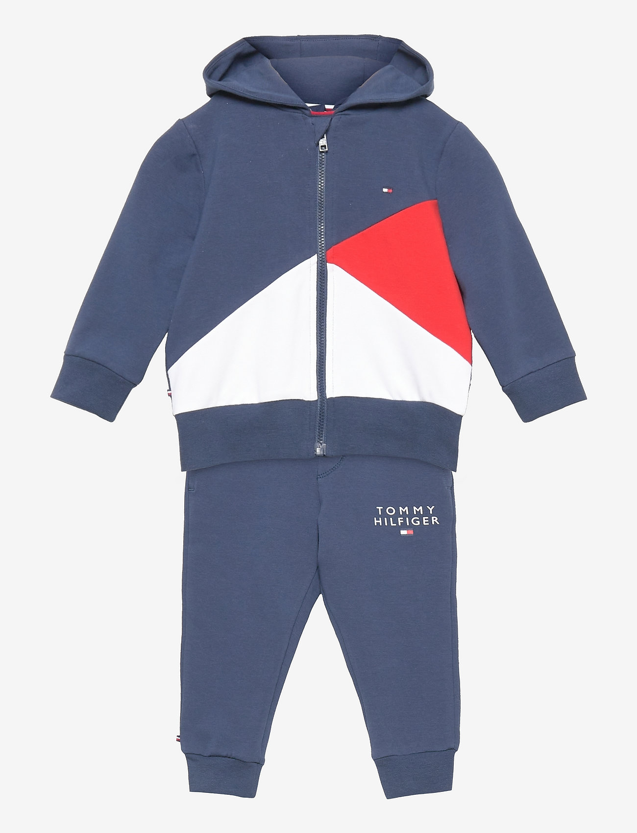 Tommy Hilfiger - BABY COLORBLOCK GIFT SET - tracksuits - twilight navy - 0