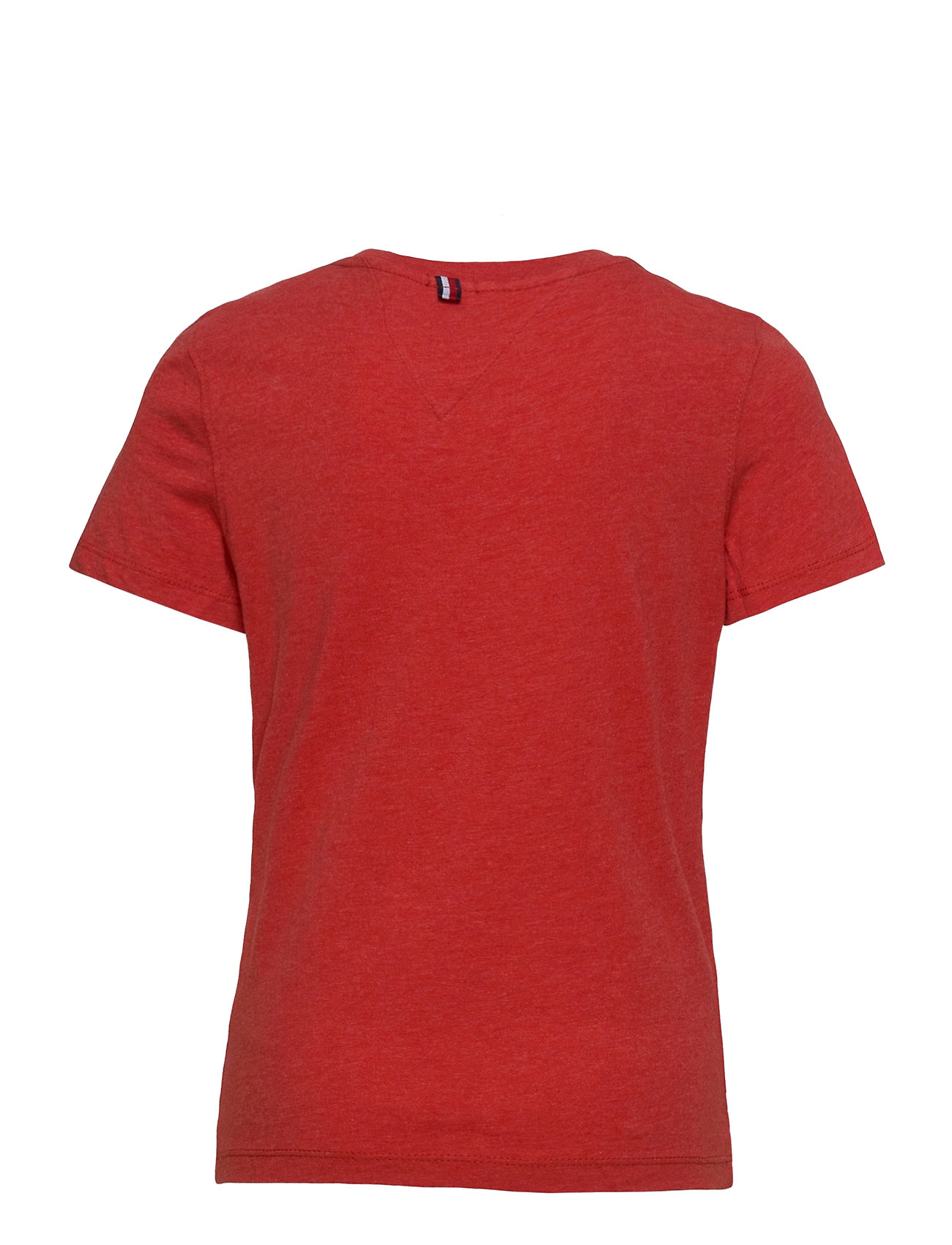 Tommy Hilfiger - BOYS BASIC CN KNIT S/S - plain short-sleeved t-shirts - apple red heather - 1