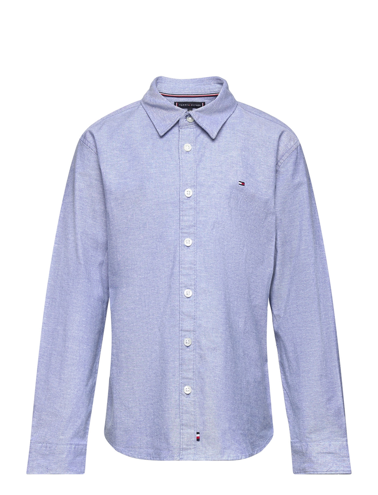 Flag Oxford Shirt L/S Blue Tommy Hilfiger