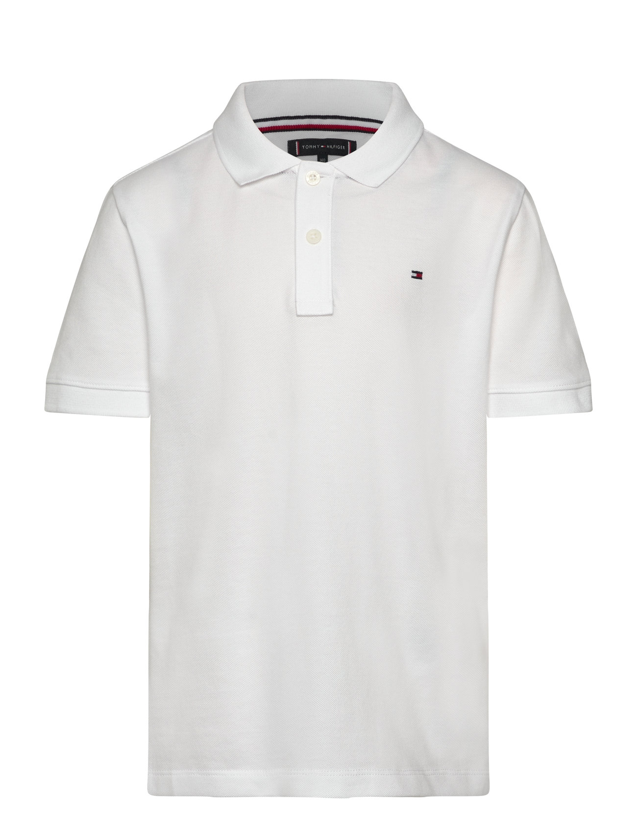 Tommy Hilfiger Flag Polo Ss Vit