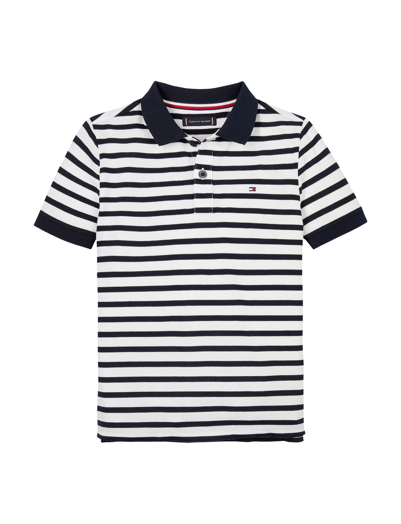 Tommy Hilfiger Flag Polo Ss Marinblå