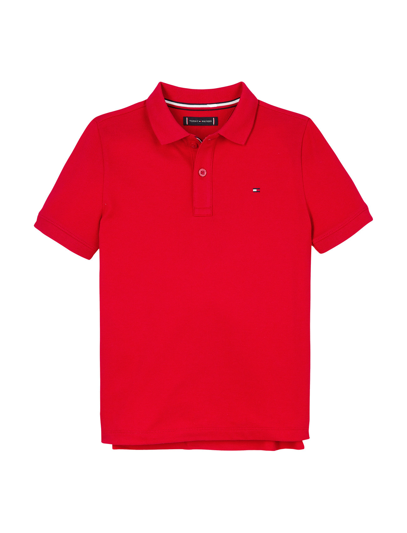 Tommy Hilfiger Flag Polo Ss Röd