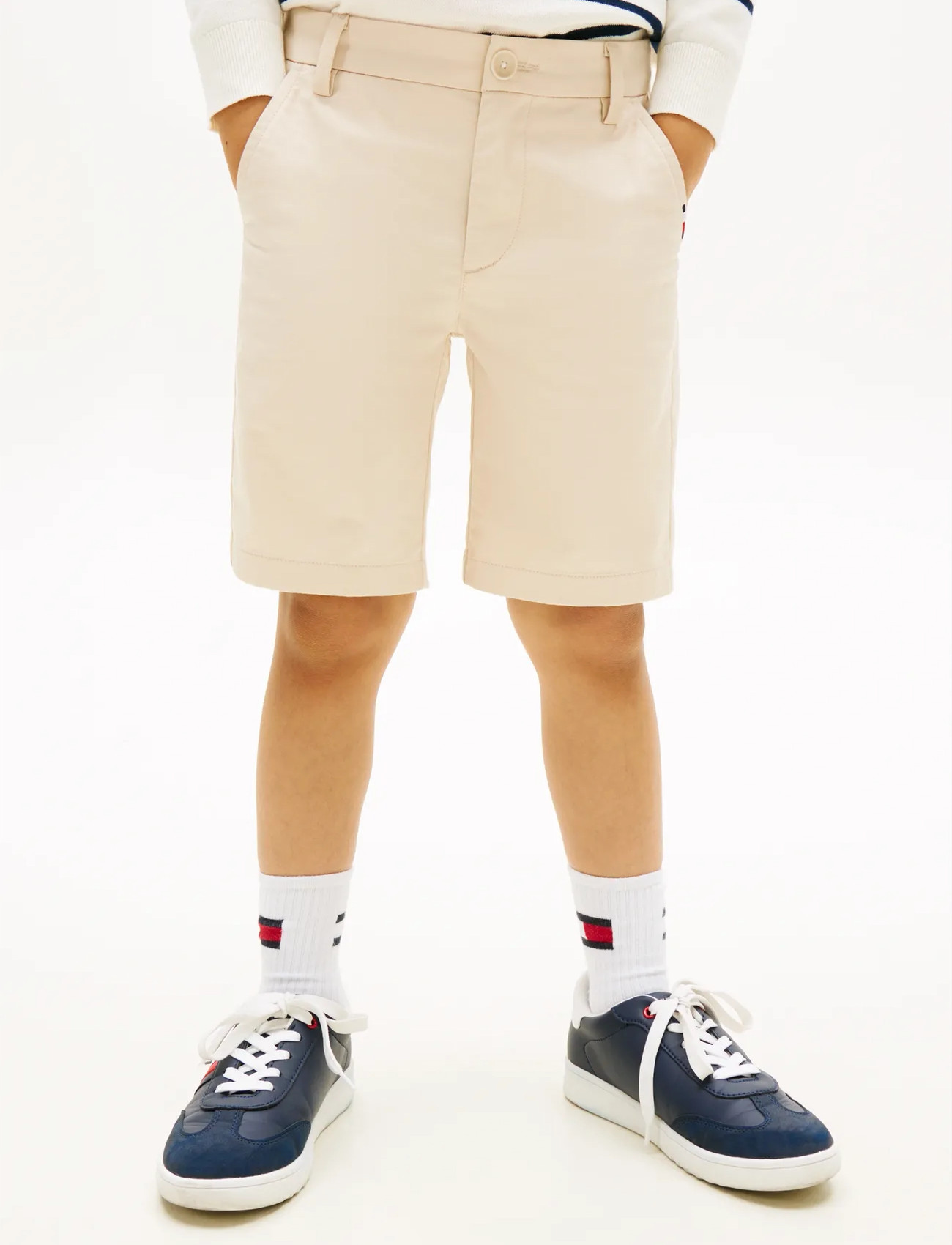 Tommy Hilfiger 1985 Chino Short, 164, Beige, Underdele > Shorts, Børn