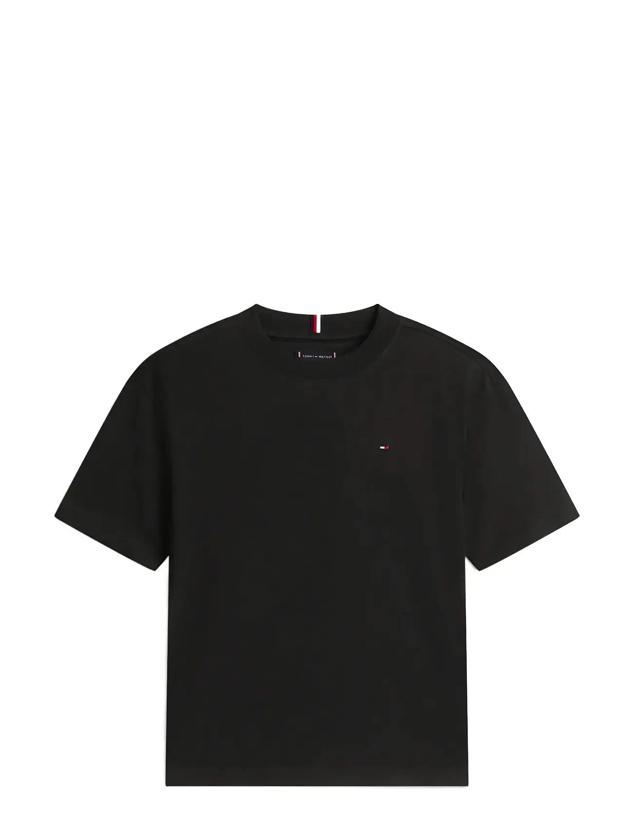 TOMMY HILFIGER Essential Archive Fit Tee Ss Schwarz - 140 - Kinder
