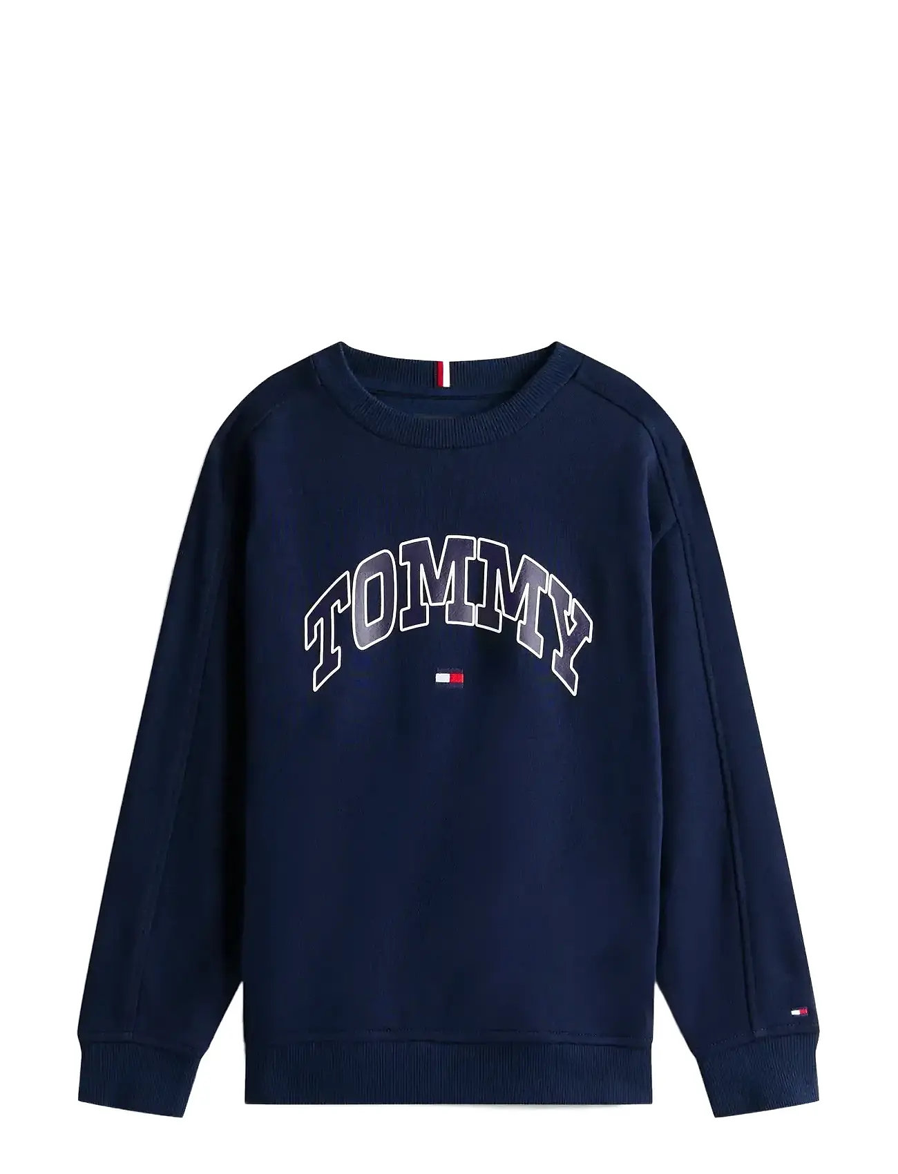 TOMMY HILFIGER Varsity Raised Print Sweatshirt Navy - 164 - Kinder