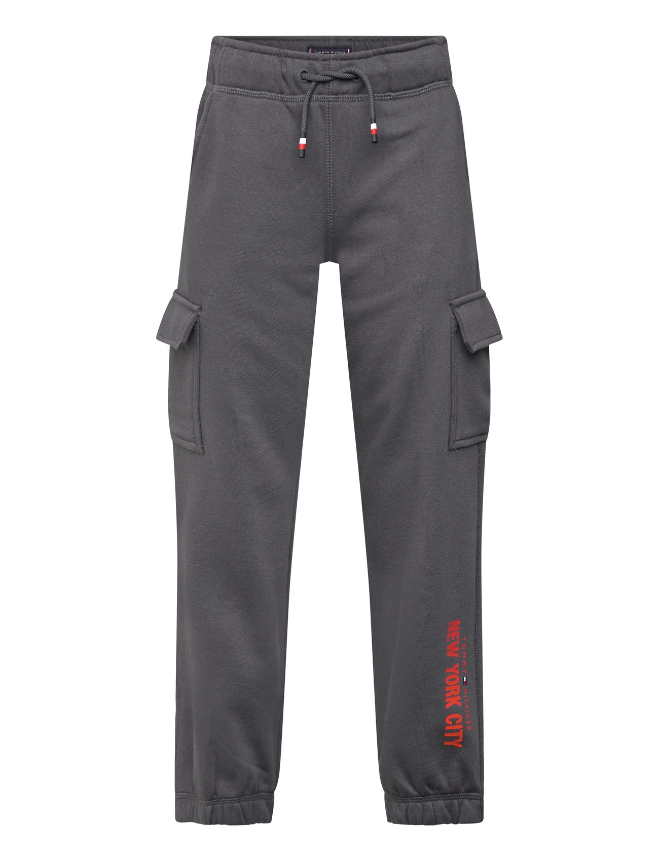 TOMMY HILFIGER Nyc Print Cargo Jogginghose Grau - 128 - Kinder