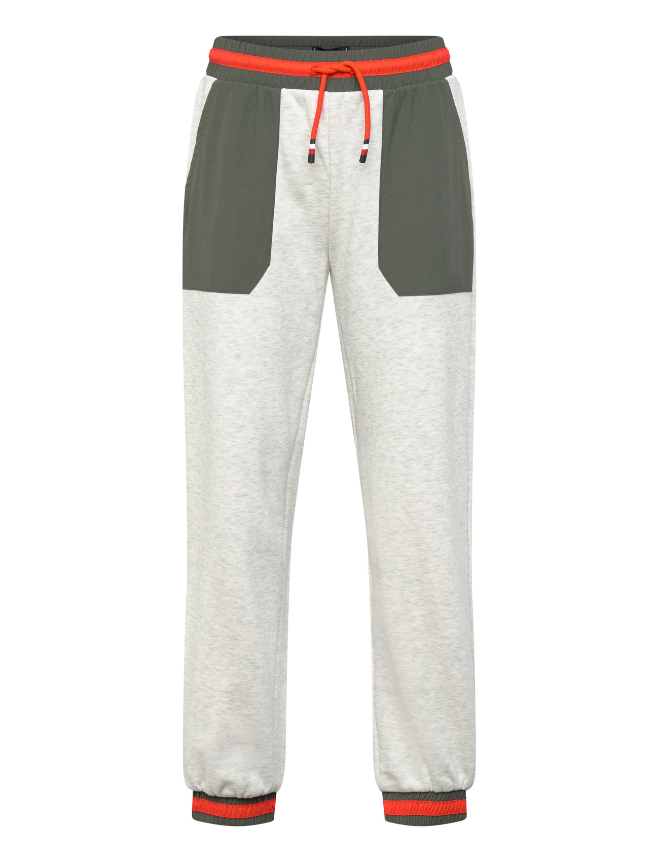 TOMMY HILFIGER Fabric Mix Clrblock Jogginghose Grau - 116 - Kinder