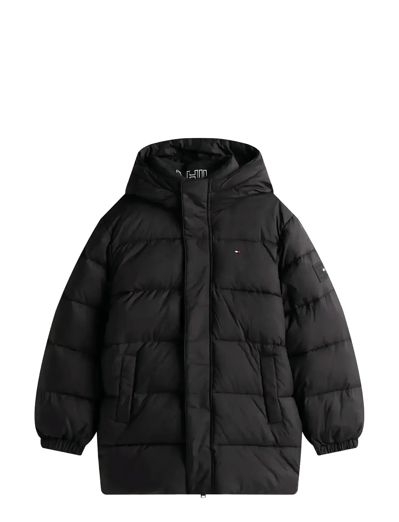 TOMMY HILFIGER Essential Gefüttert Parka Schwarz - 164 - Kinder