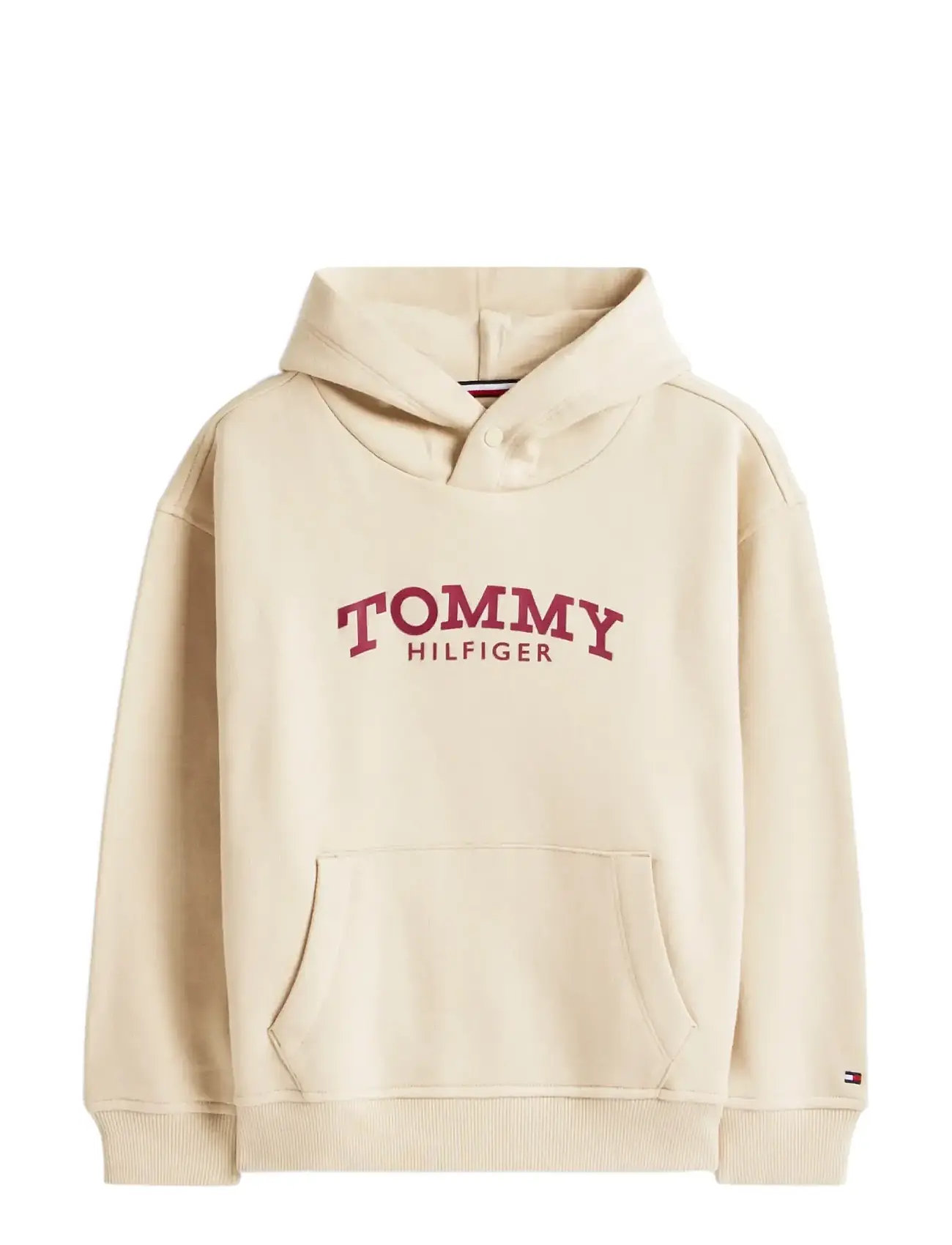 TOMMY HILFIGER Monotype Print Hoodie Cream - 164 - Kinder