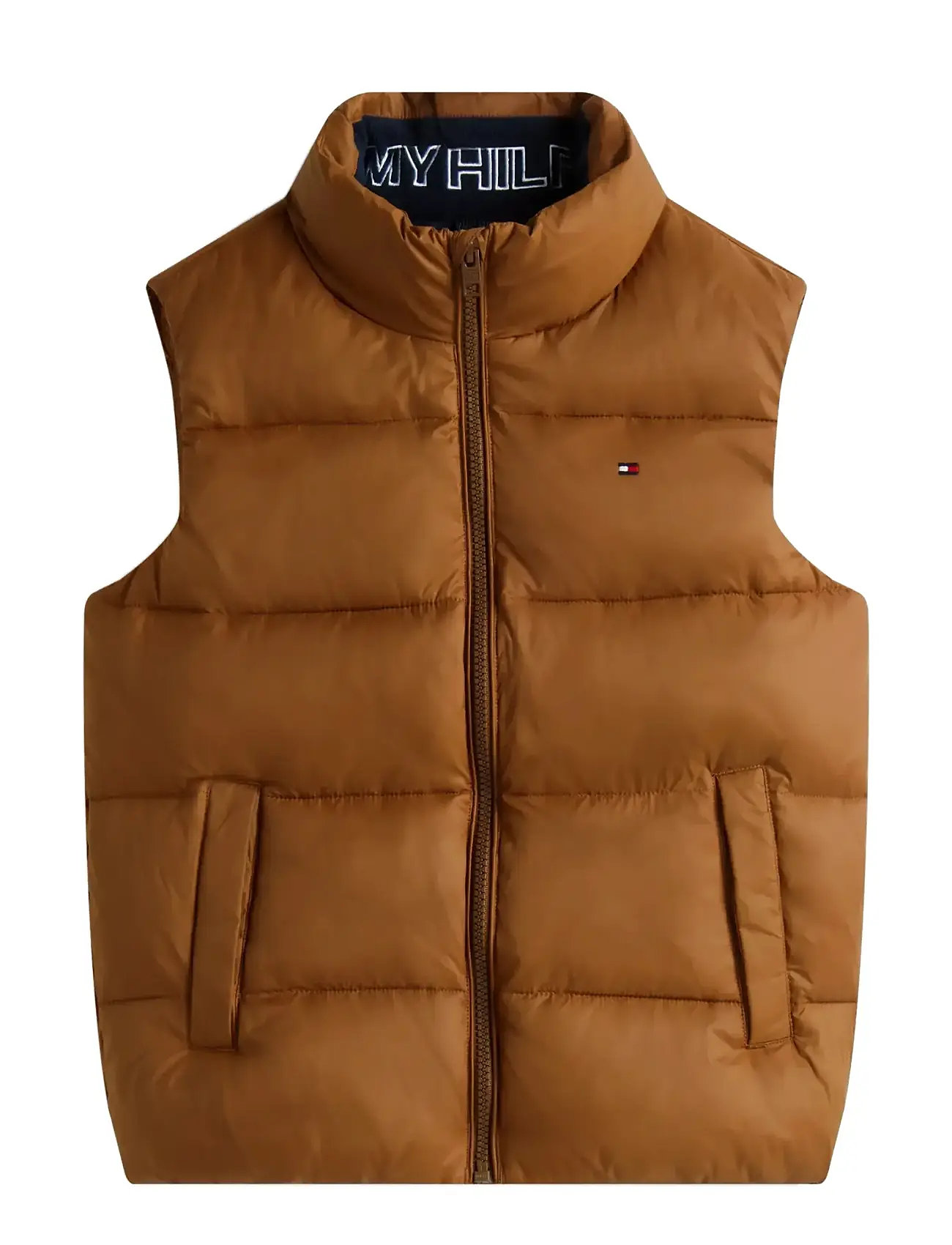 TOMMY HILFIGER Essential Gefüttert Vest Braun - 164 - Kinder