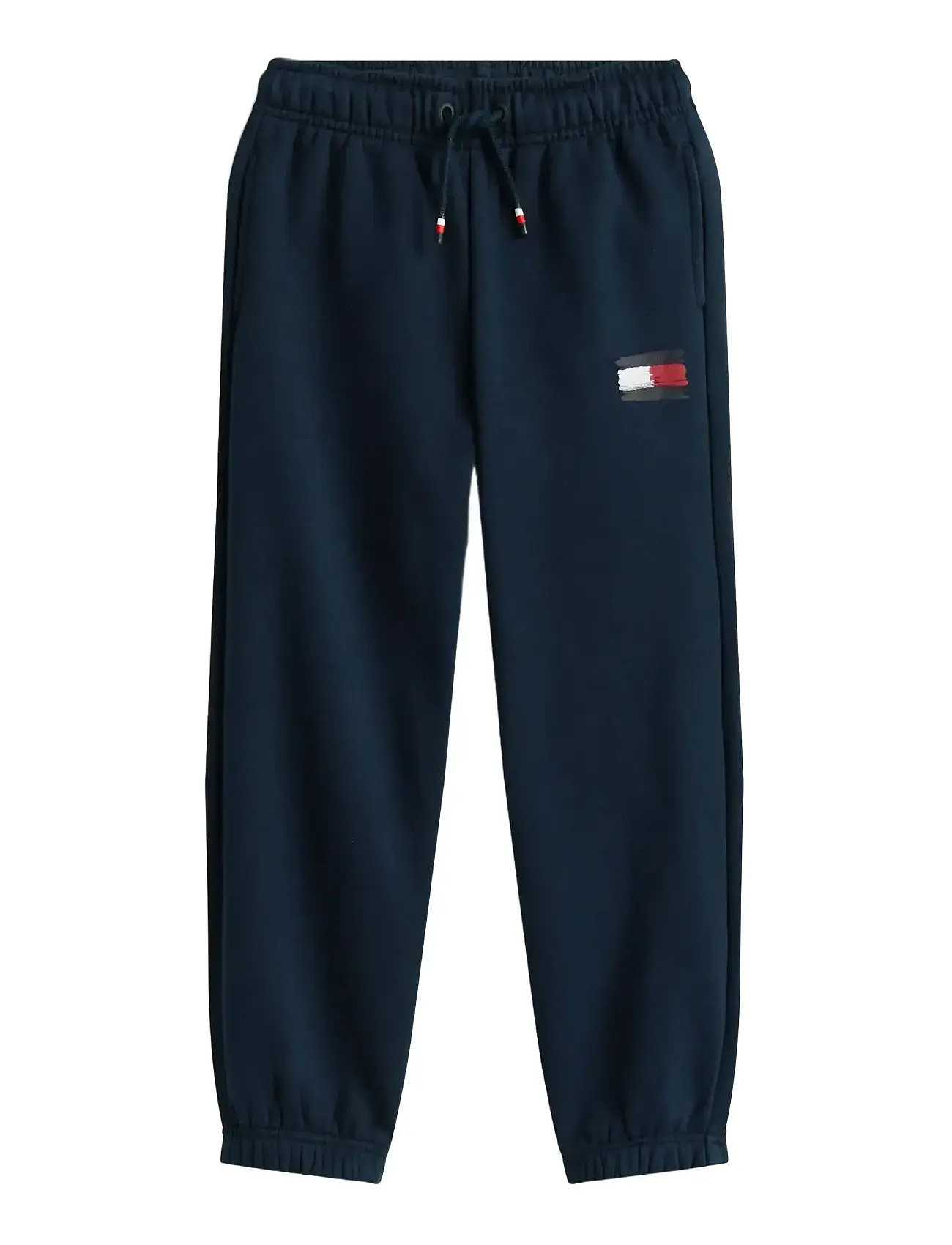 TOMMY HILFIGER Flag Jogginghose Navy - 128 - Kinder