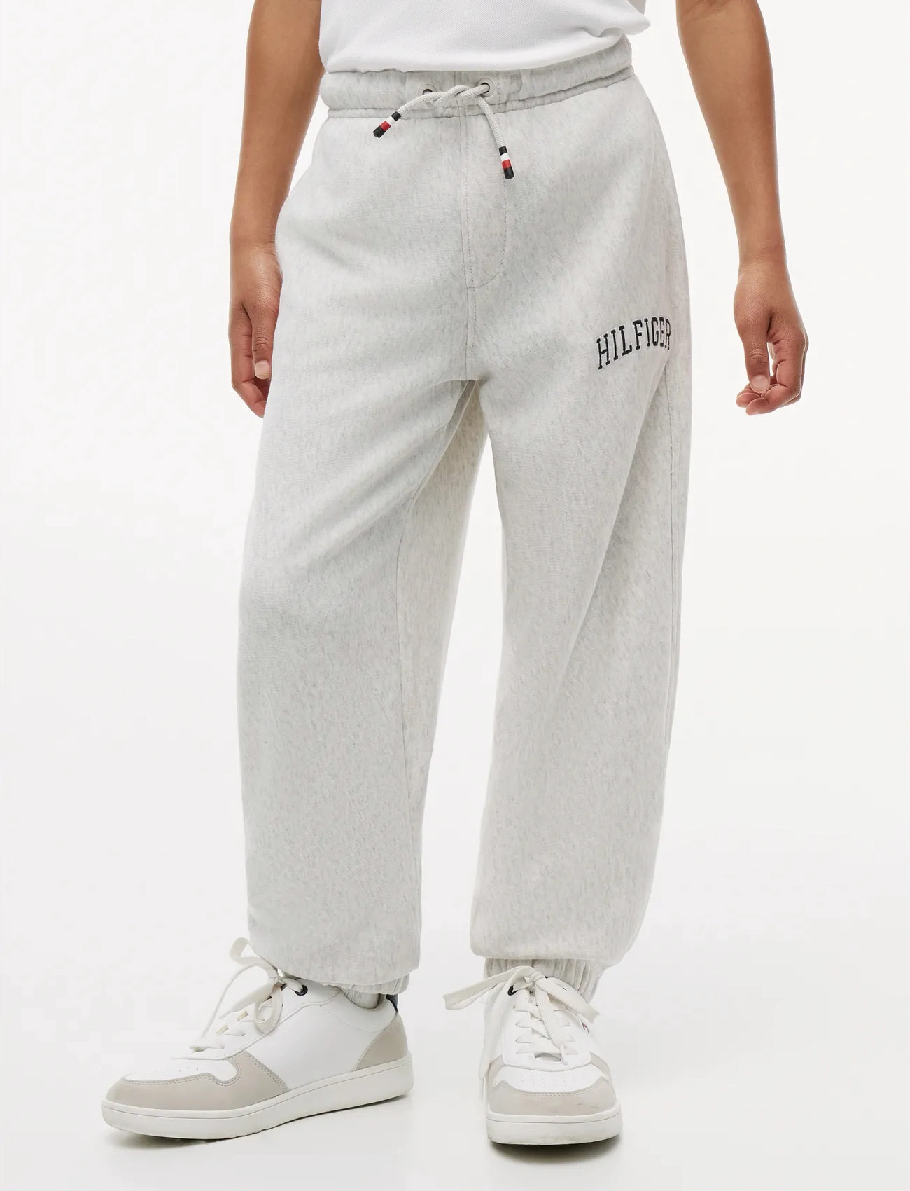 Tommy Hilfiger Hilfiger Varsity Sweatpants, 128, Grey, Underdele > Joggingbukser, Børn