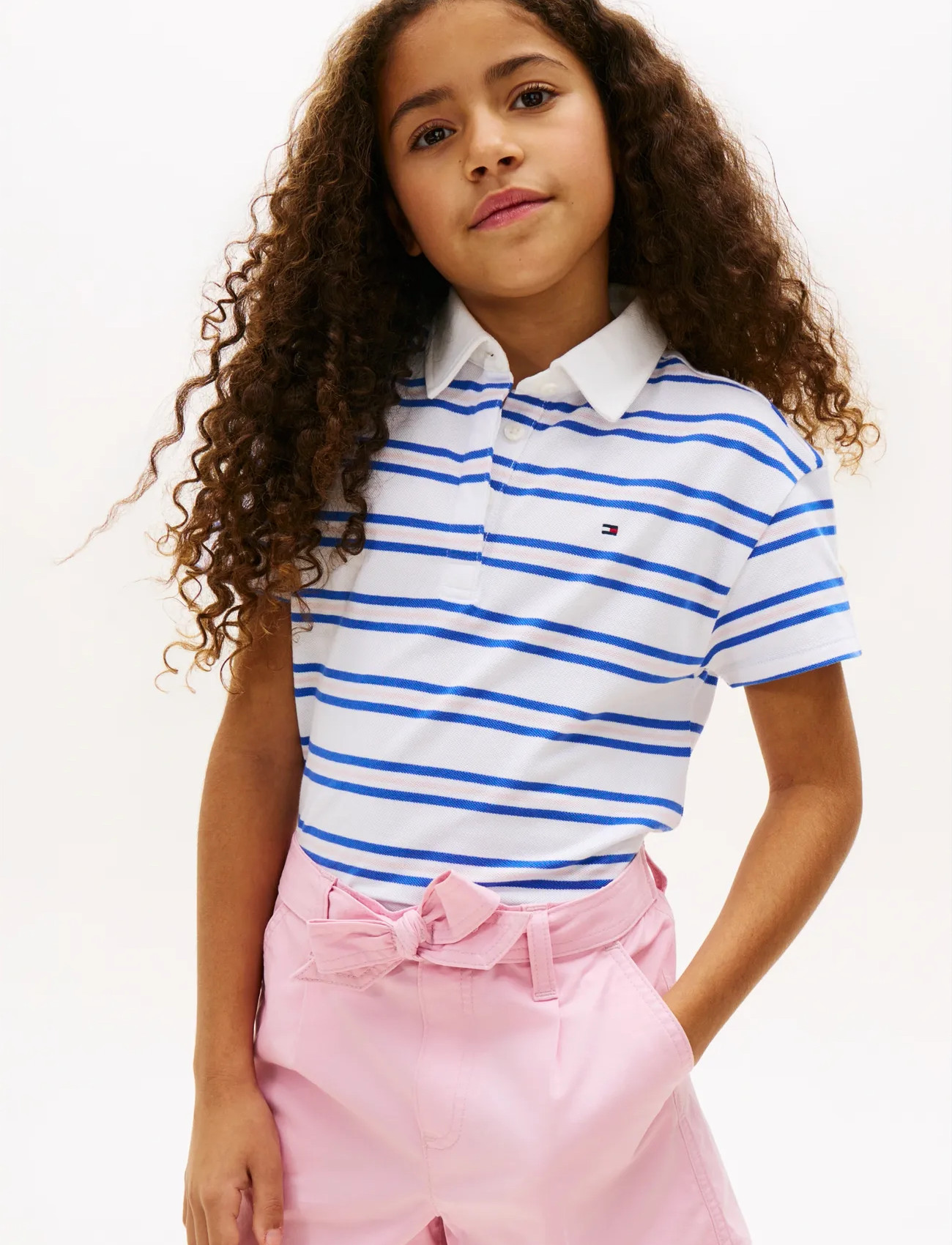 Tommy Hilfiger Rugby Polo Ss, 140, Blue, Poloshirts > Poloshirts Med Korte Ærmer, Børn