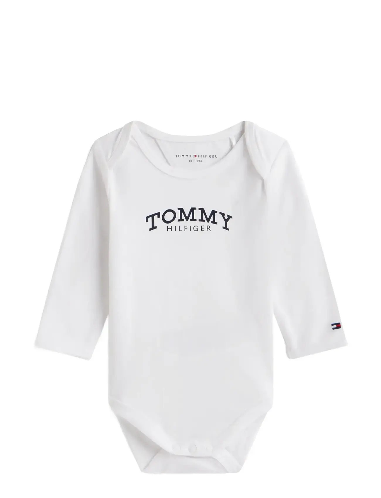 TOMMY HILFIGER Monotype Body L/S Jersey Solid Weiß - 62 - Kinder