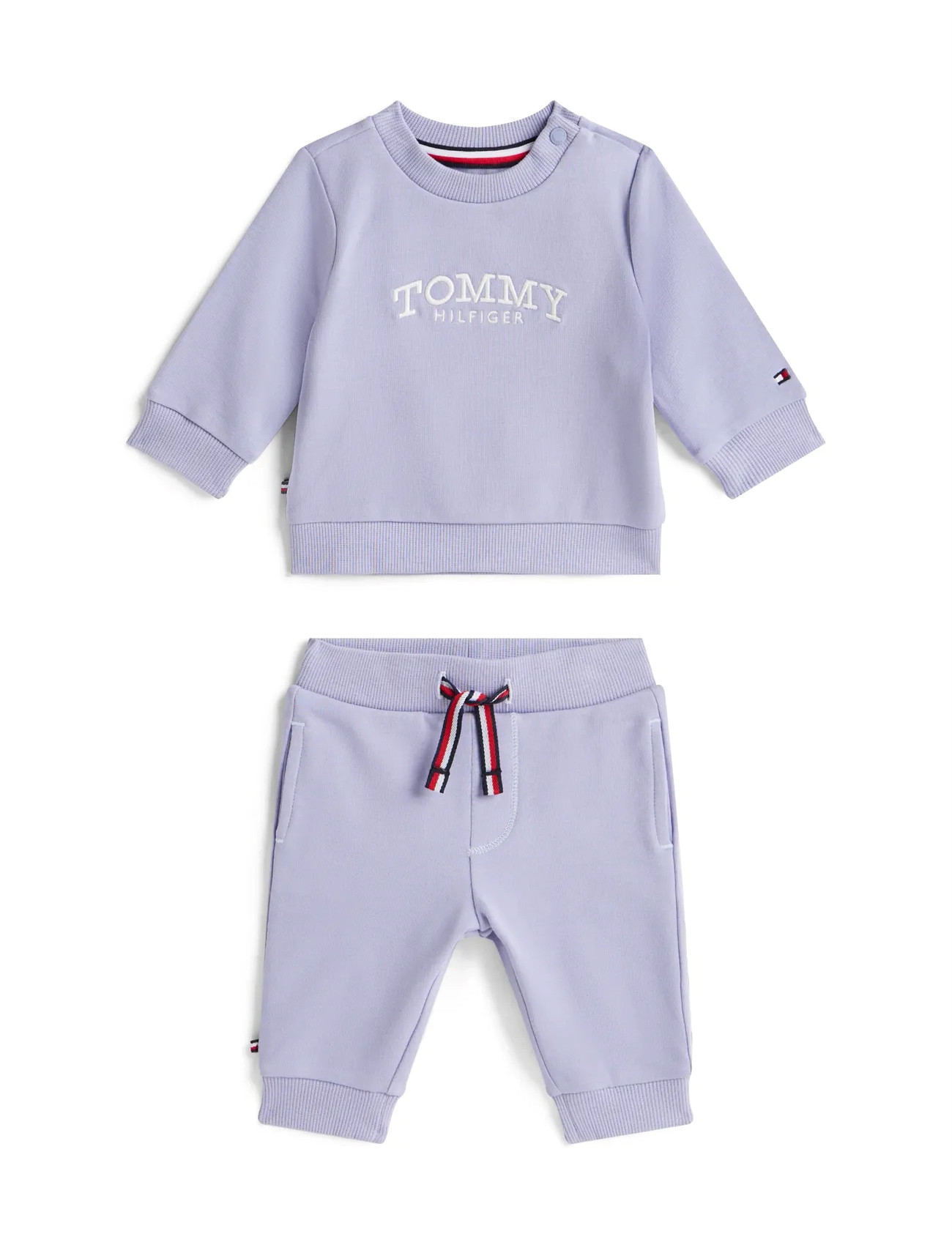Tommy Hilfiger Monotype 2 Piece Set, 68, Purple, Sæt > Træningsdragter, Børn