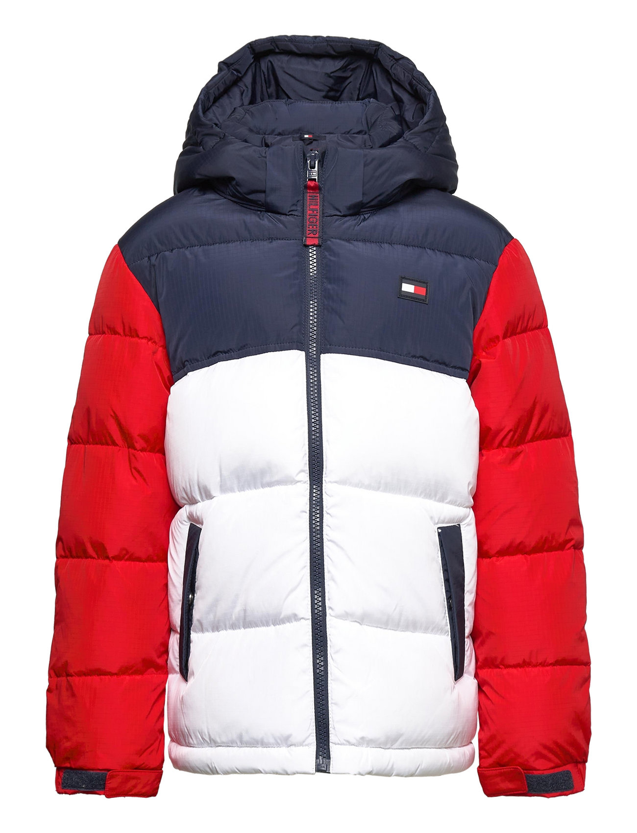 Tommy Colourblock Puffer Jacket (Deep Crimson / Multi), (136.74 €) | Large selection of outlet-styles |