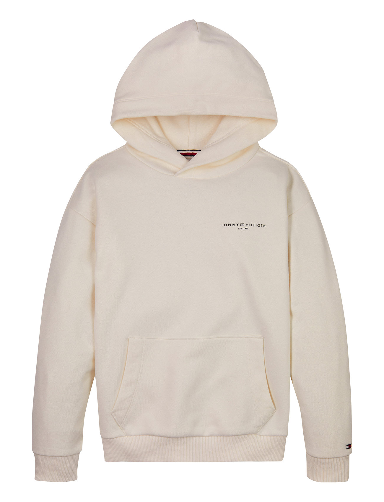 Tommy Hilfiger U Mini Corp Logo Hoodie Kräm