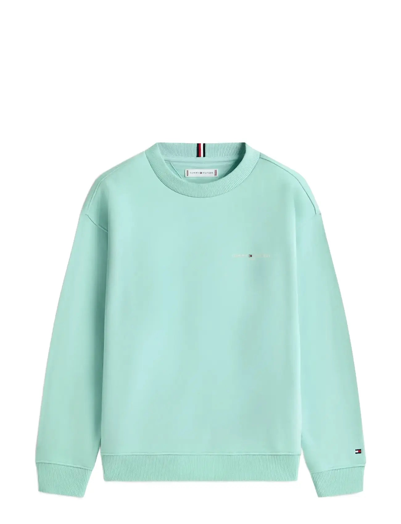 TOMMY HILFIGER Mini Corp C-Neck Sweatshirt Grün - 164 - Kinder