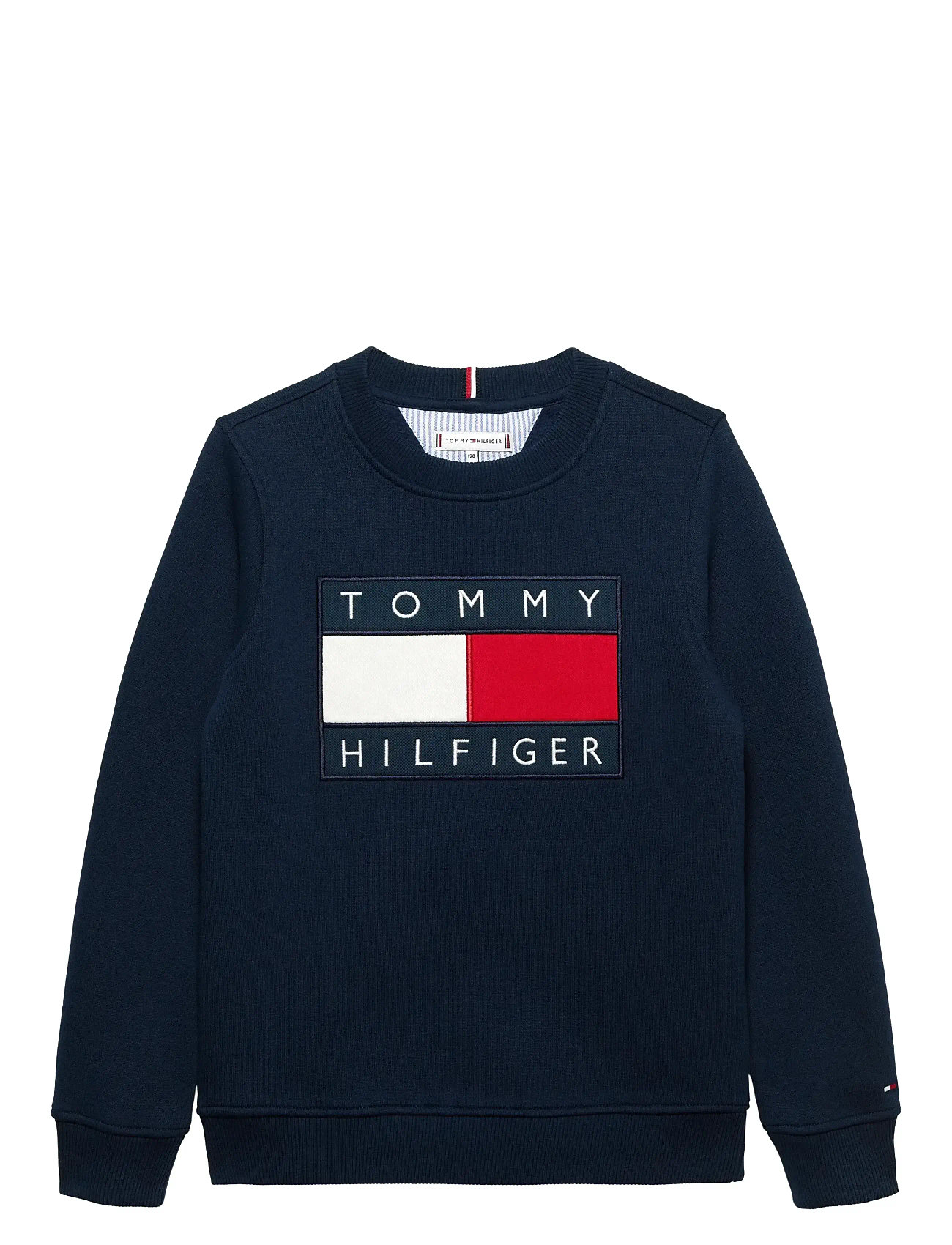 TOMMY HILFIGER Heritage Flag Sweatshirt Navy - 164 - Kinder