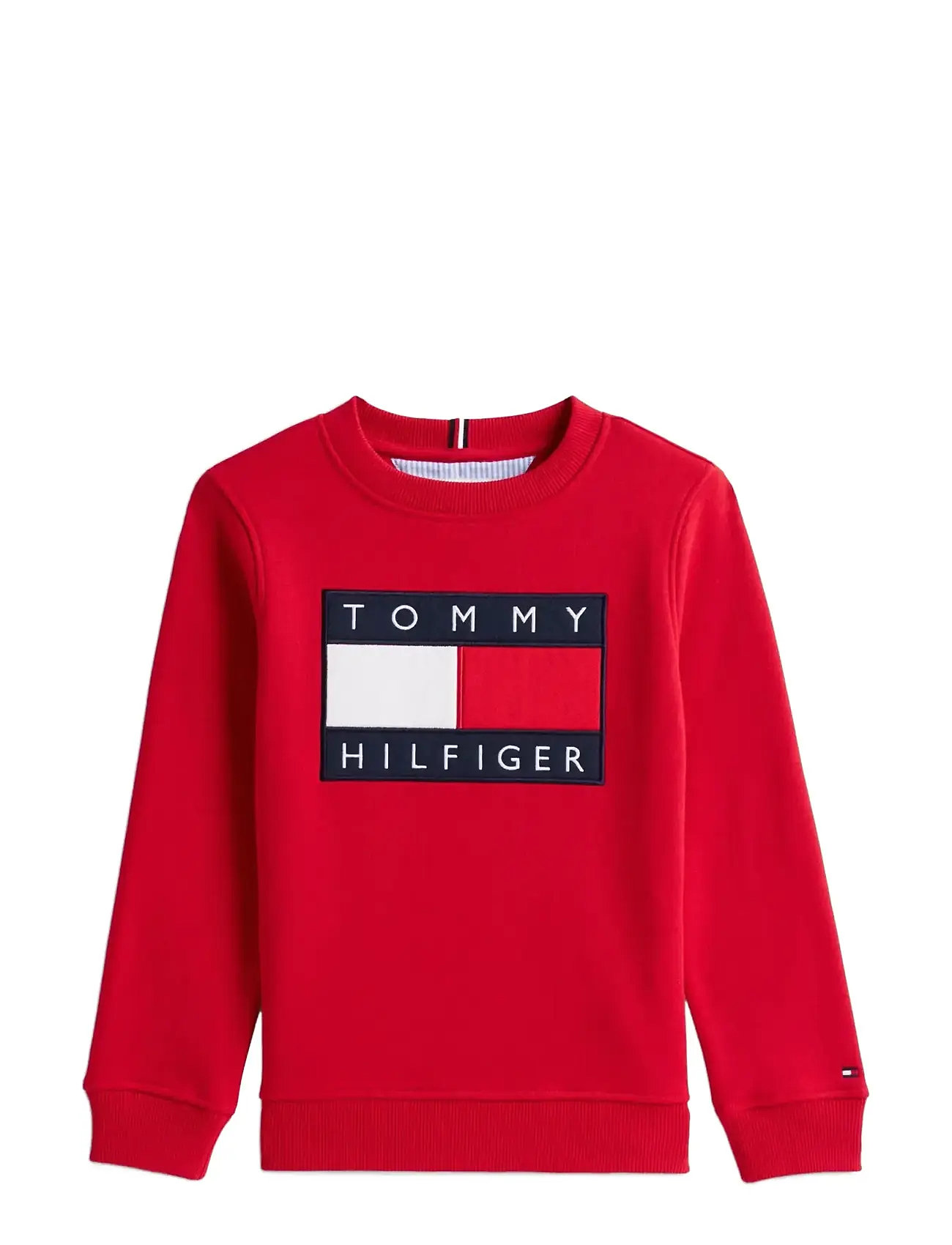 TOMMY HILFIGER Heritage Flag Sweatshirt Rot - 164 - Kinder